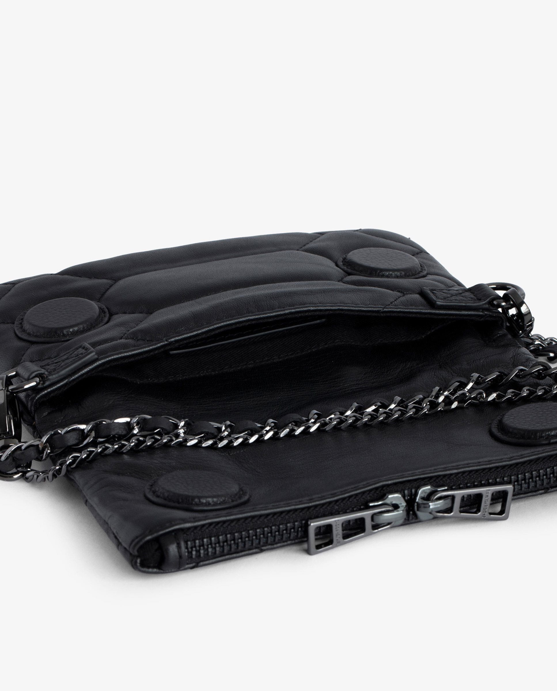 Bolso de mano rock nano de piel mini acolchado - Zadig & Voltaire - Negro Negro-7