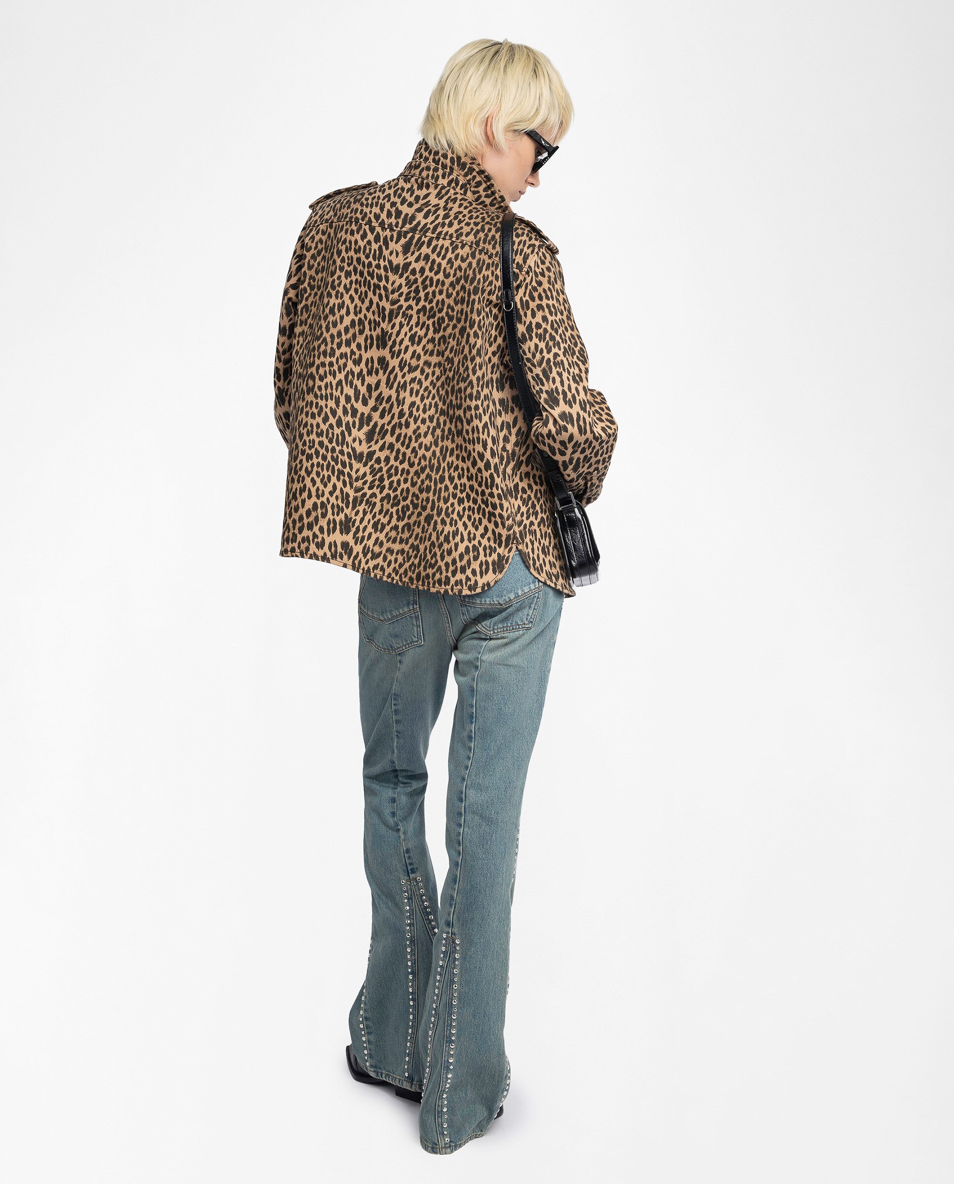 Imagen 2 de Sobrecamisa Taskam Denim de mujer de manga larga de denim - Zadig & Voltaire - Marrón Marrón