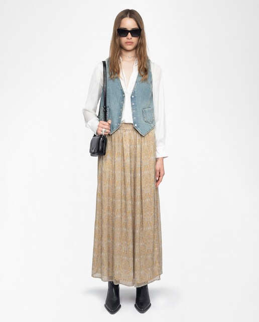 Imagen 0 de Falda Jady larga estampada