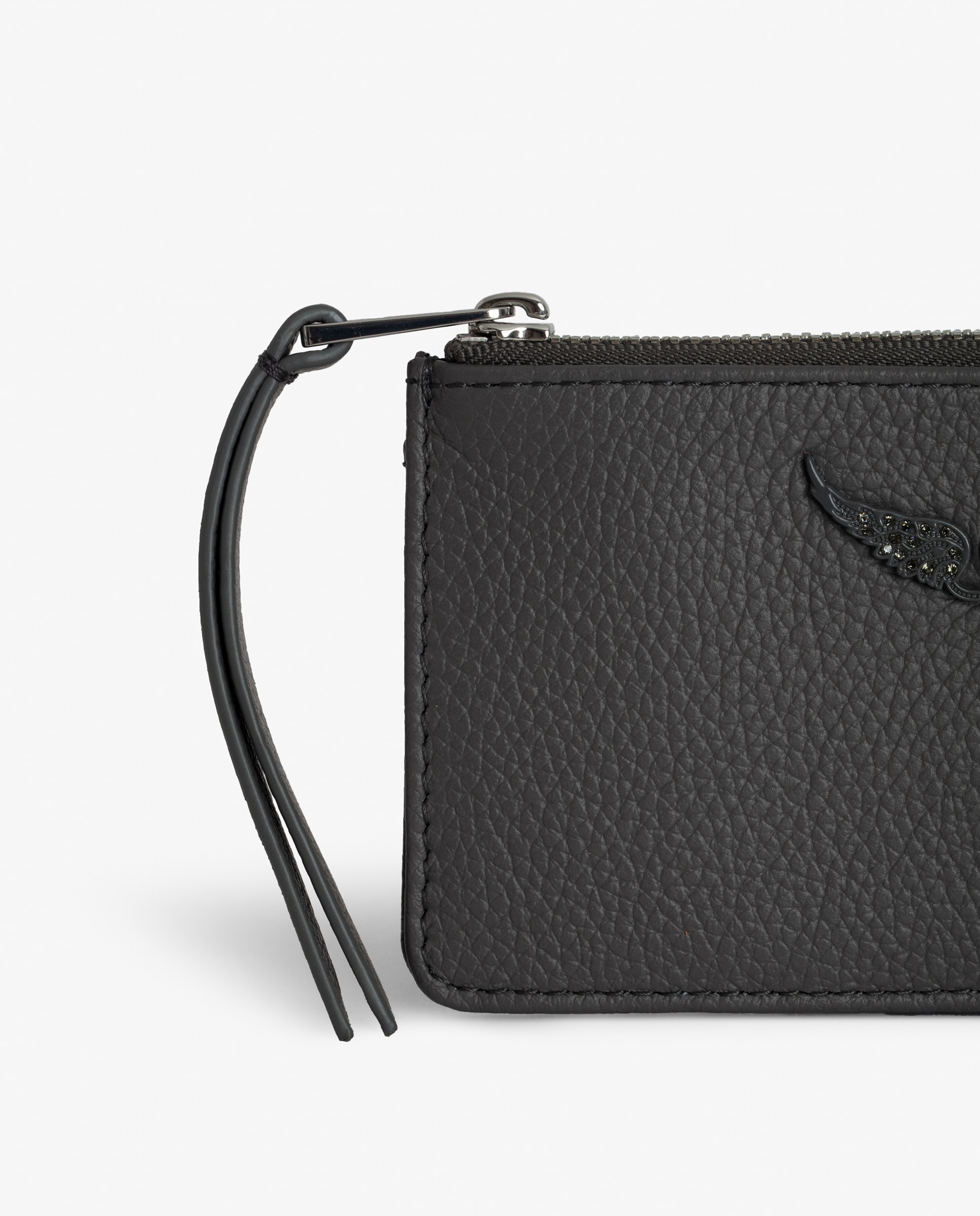 Tarjetero de mujer de piel pequeño - Zadig & Voltaire - Gris oscuro Gris oscuro-2