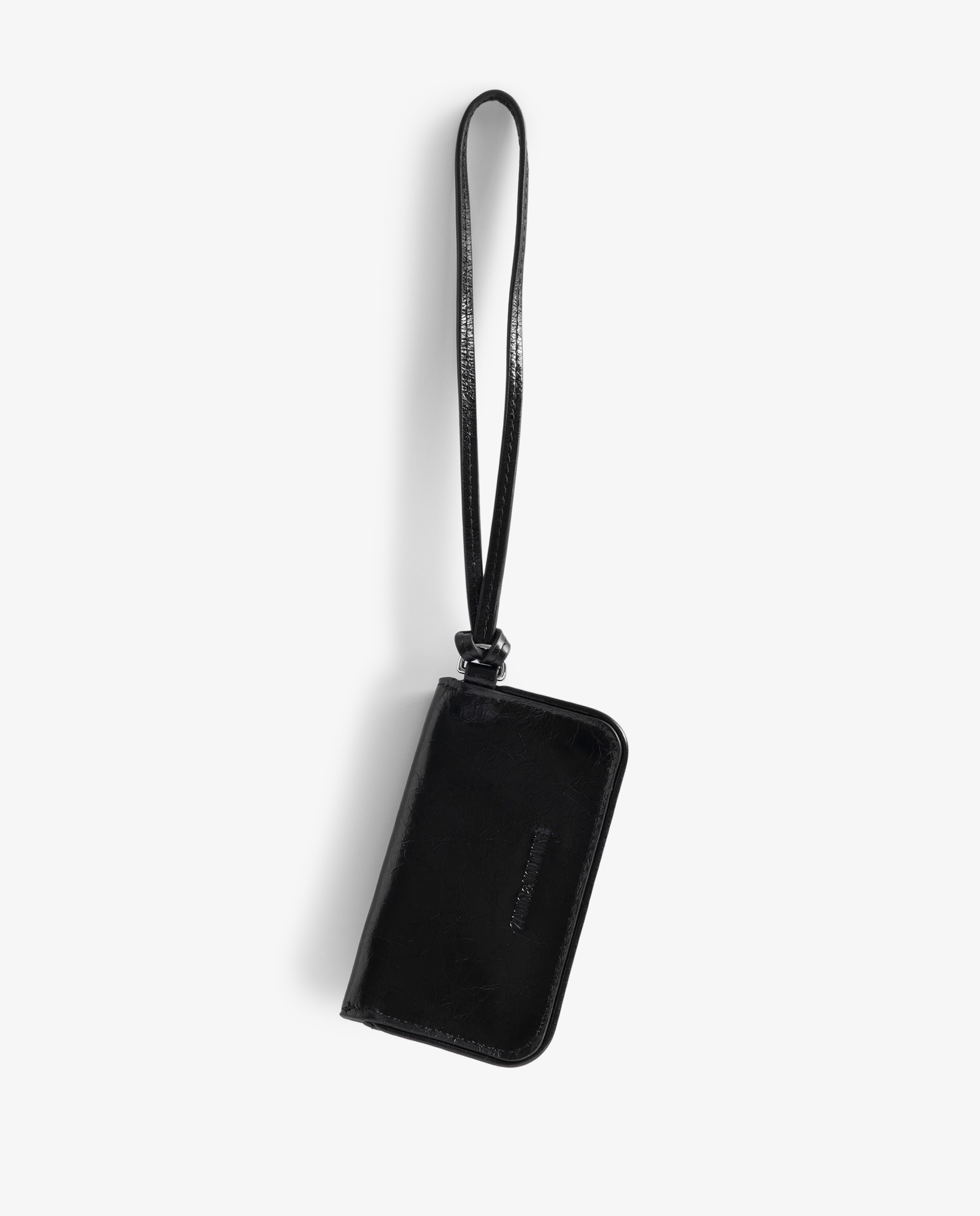 Llavero de mini bolso rock en cuero vintage - Zadig & Voltaire - Negro Negro-4