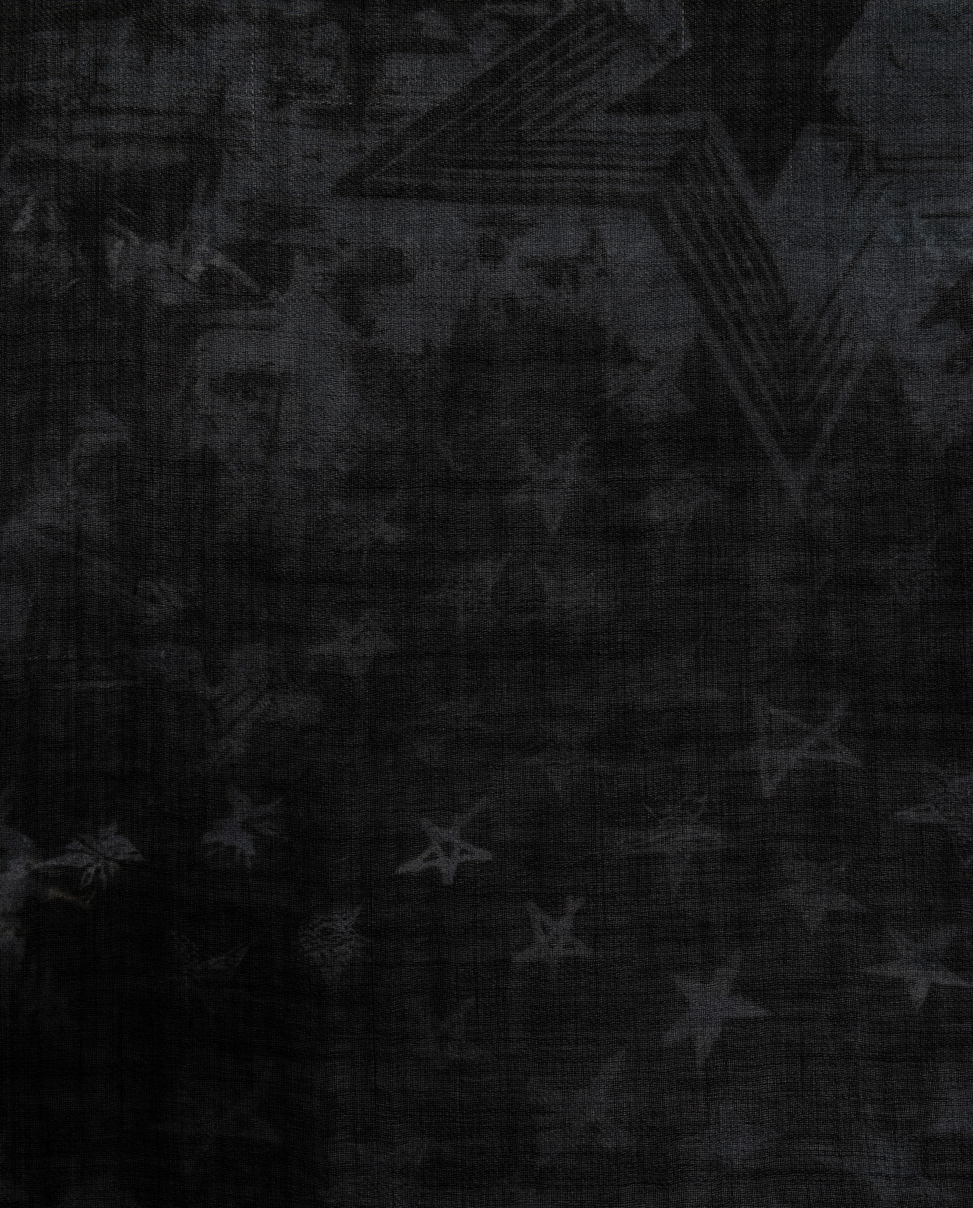 Fular de mujer 100% lana con estampado de estrellas y efecto degradado - Zadig & Voltaire - Gris Gris-3