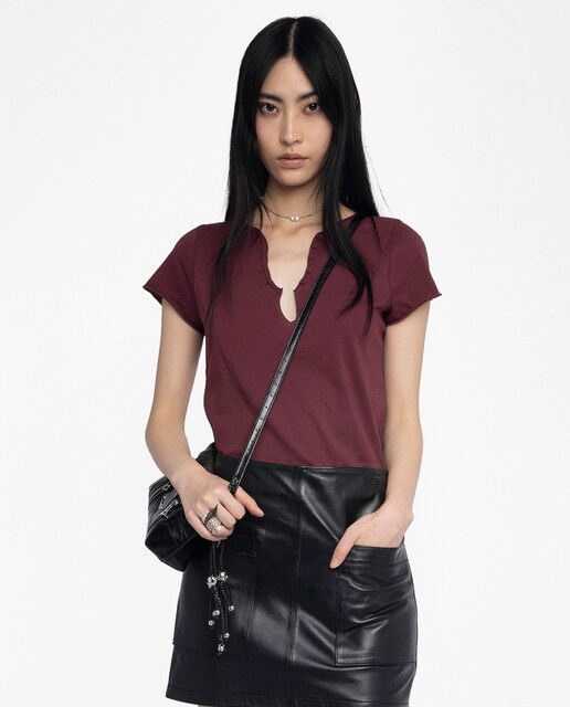 Imagen 0 de Camiseta Tunecina Tuni de mujer de manga corta en algodón