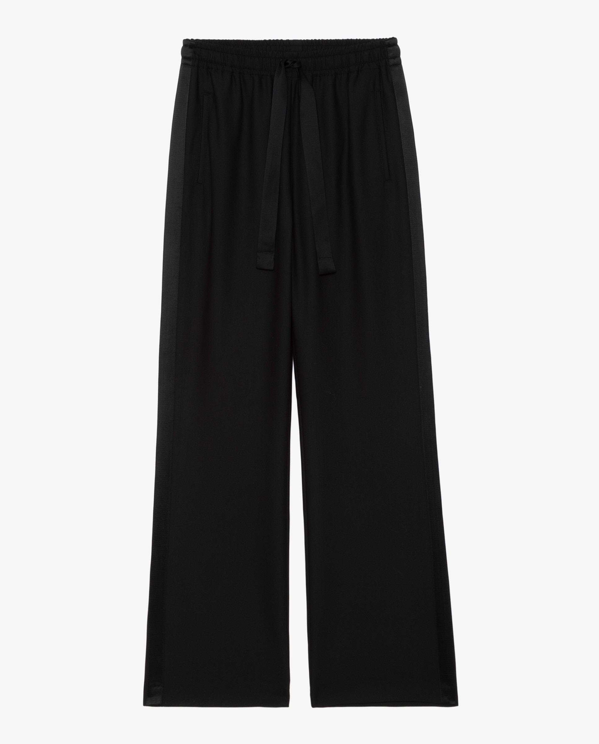 Pantalones anchos de mujer de sastre estilo jogging - Zadig & Voltaire - Negro Negro-6