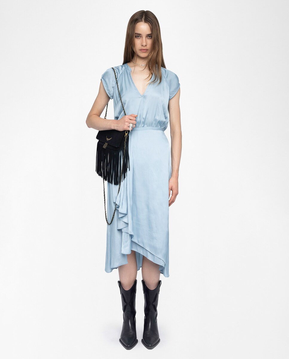 Vestido Randall satinado de manga corta · Zadig Voltaire · El
