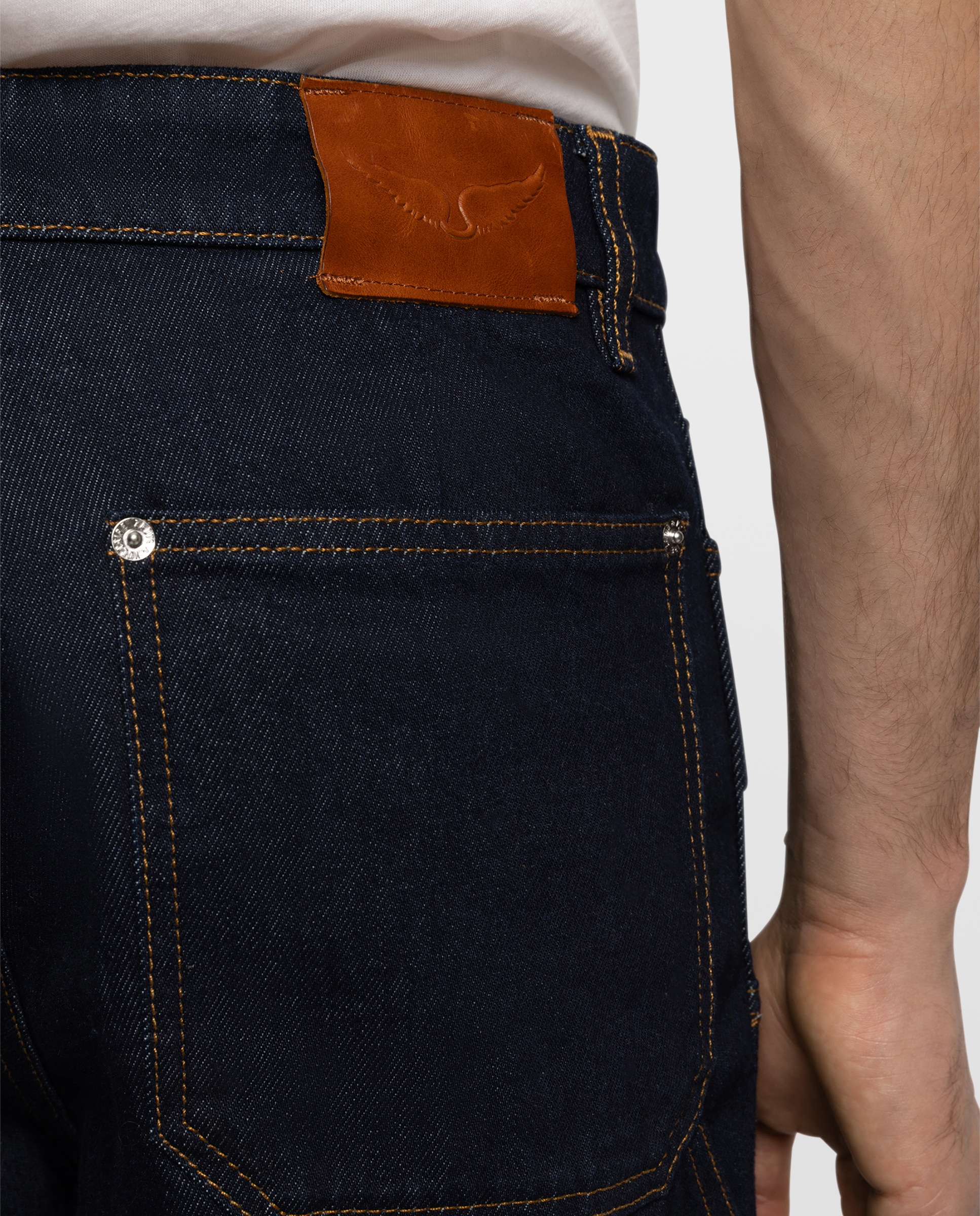 Vaqueros rectos de hombre estilo worker - Zadig & Voltaire - Azul marino Azul marino-4