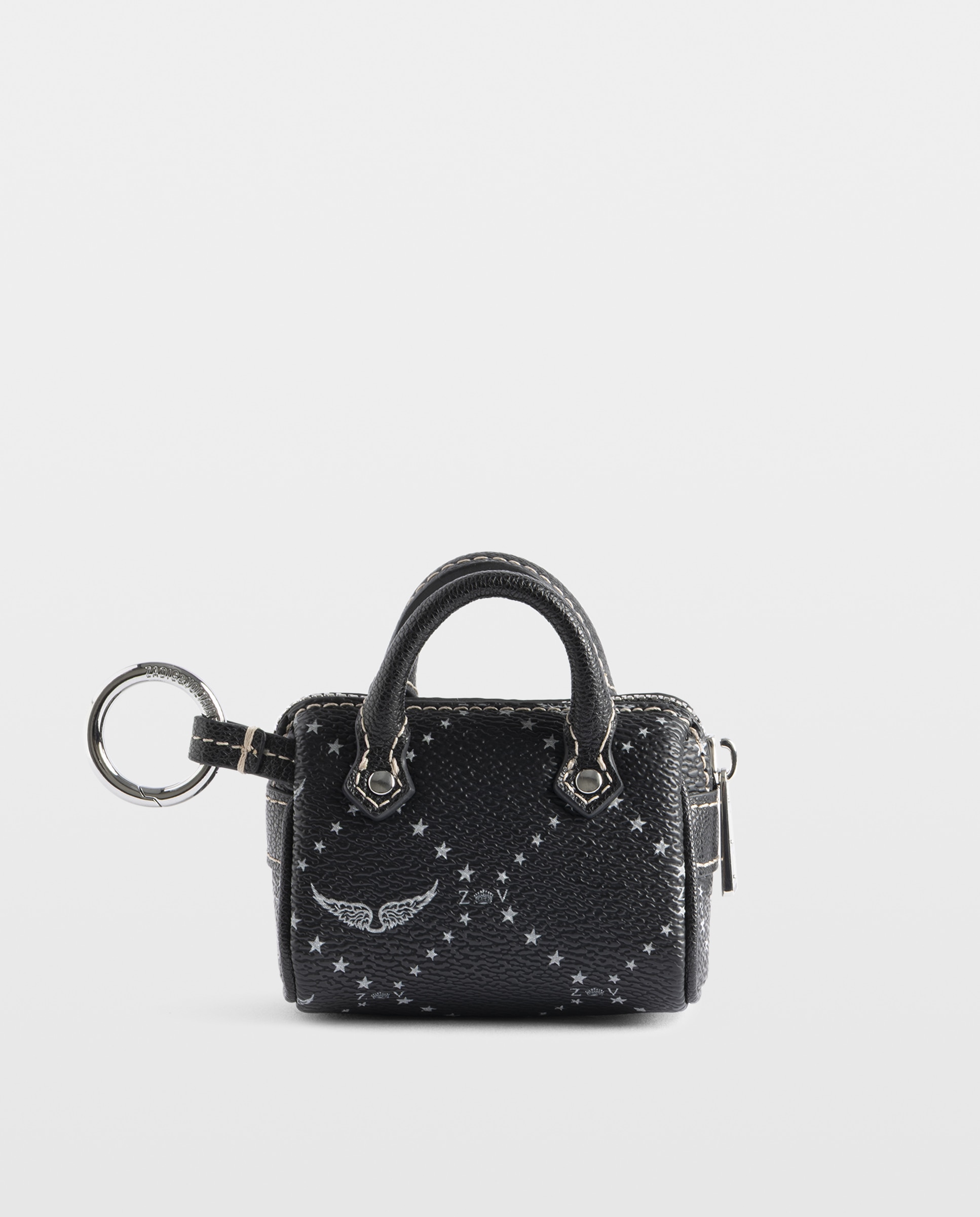 Llavero de mujer miniatura con monograma - Zadig & Voltaire - Negro Negro-3