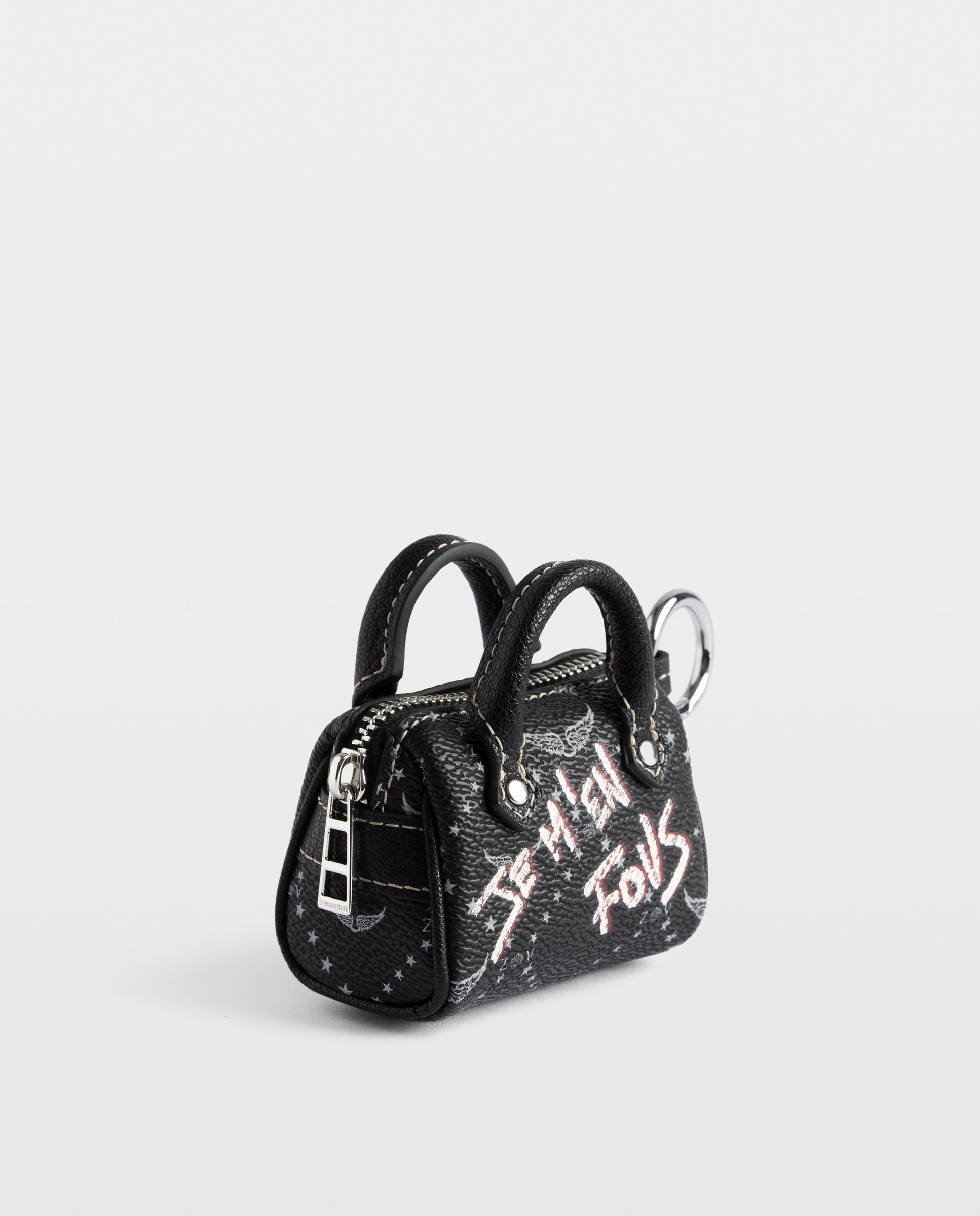 Llavero de mujer miniatura con monograma - Zadig & Voltaire - Negro Negro-4