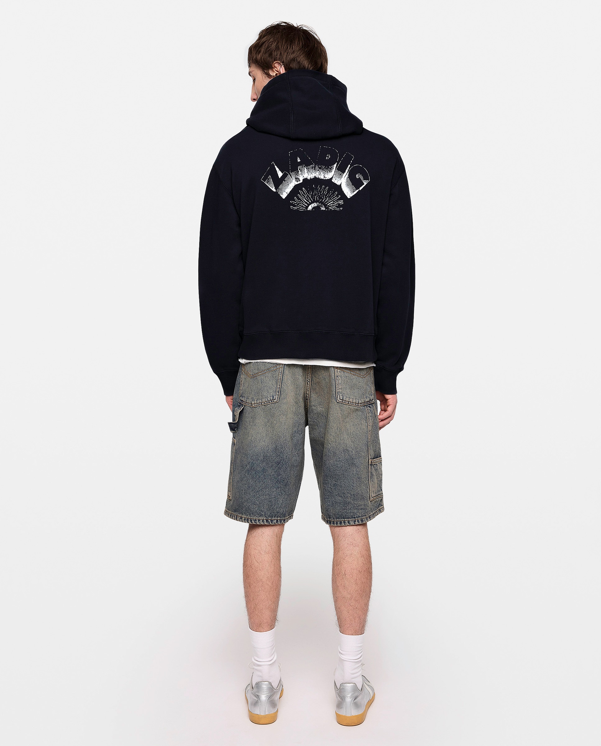 Sudadera con capucha de hombre estampado en espalda - Zadig & Voltaire - Azul marino Azul marino-2
