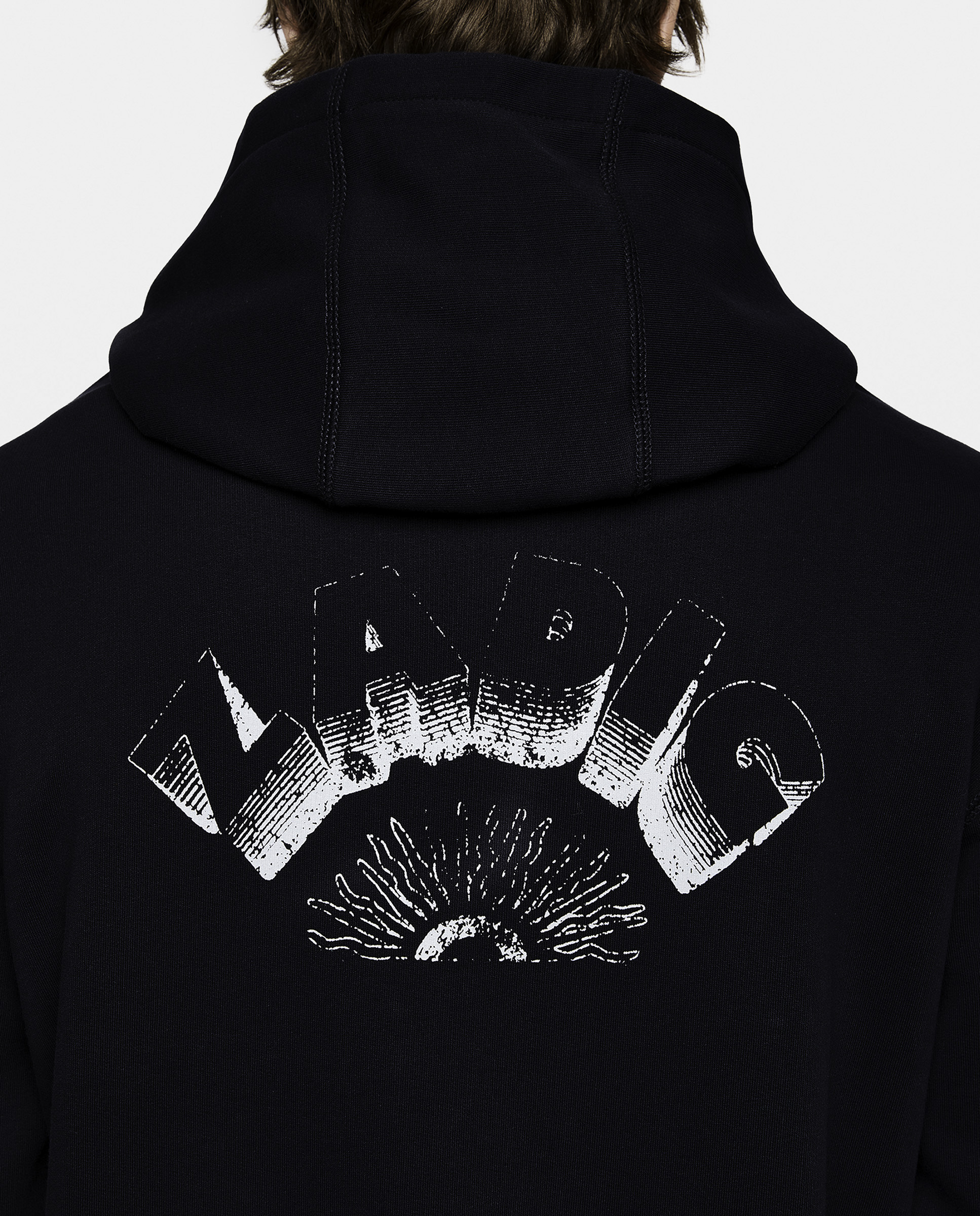 Sudadera con capucha de hombre estampado en espalda - Zadig & Voltaire - Azul marino Azul marino-7