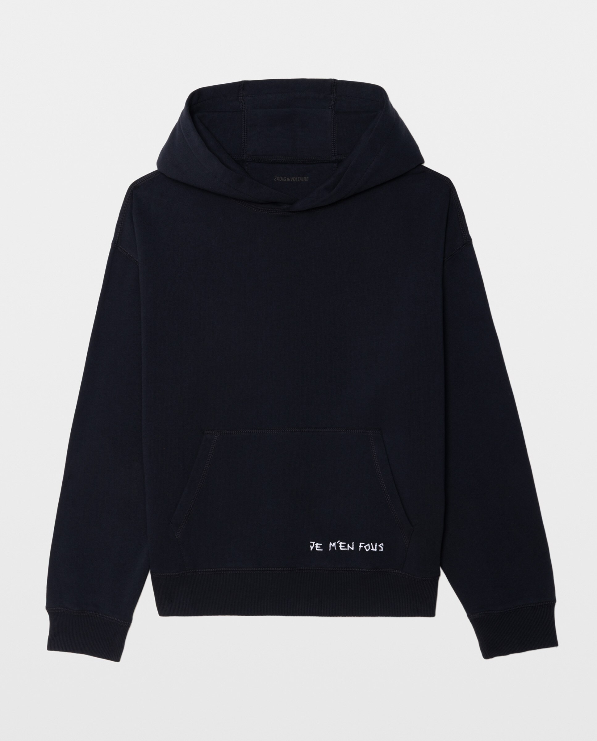 Sudadera con capucha de hombre estampado en espalda - Zadig & Voltaire - Azul marino Azul marino-6