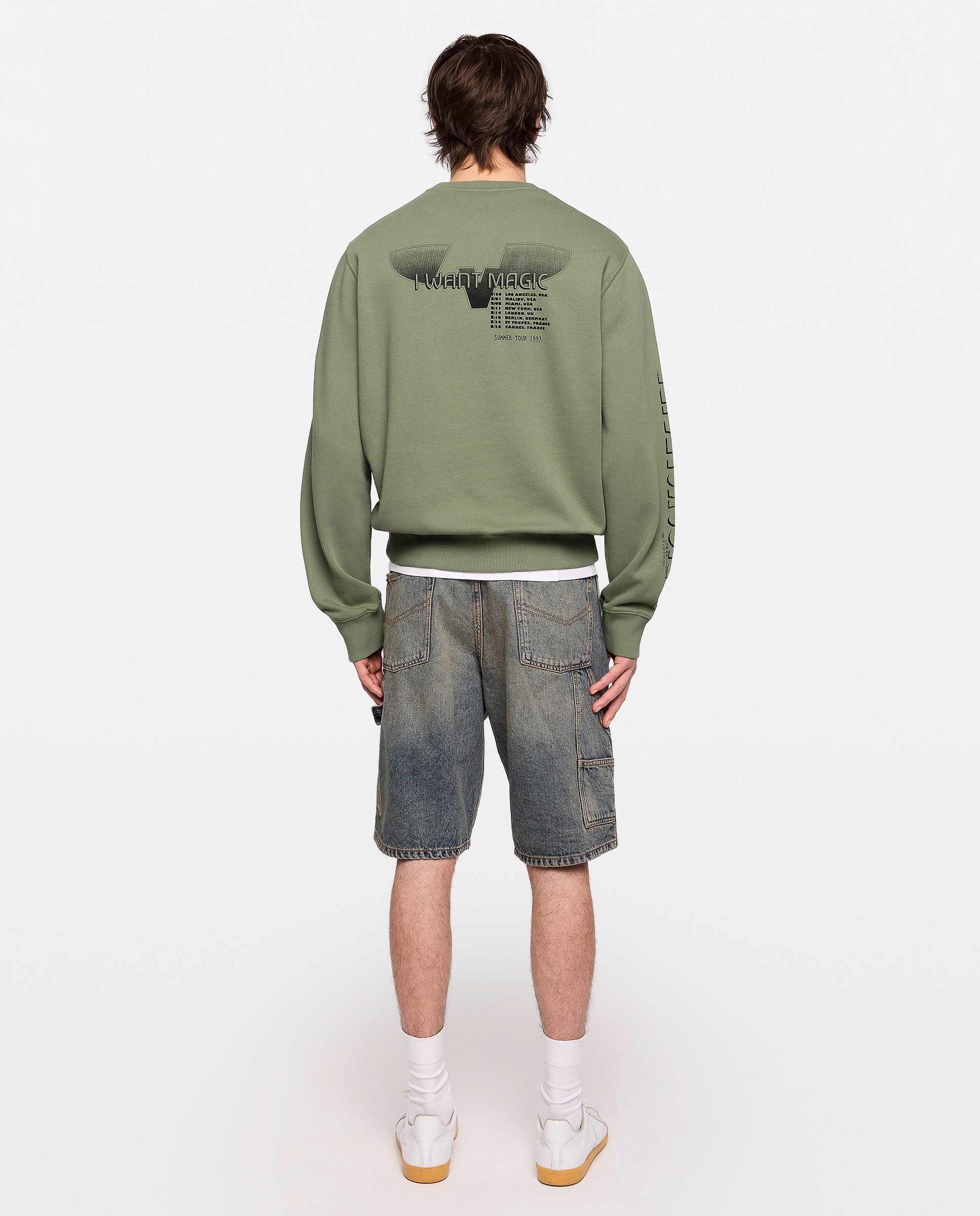 Sudadera de hombre cuello redondo de algodón - Zadig & Voltaire - Kaki Kaki-2