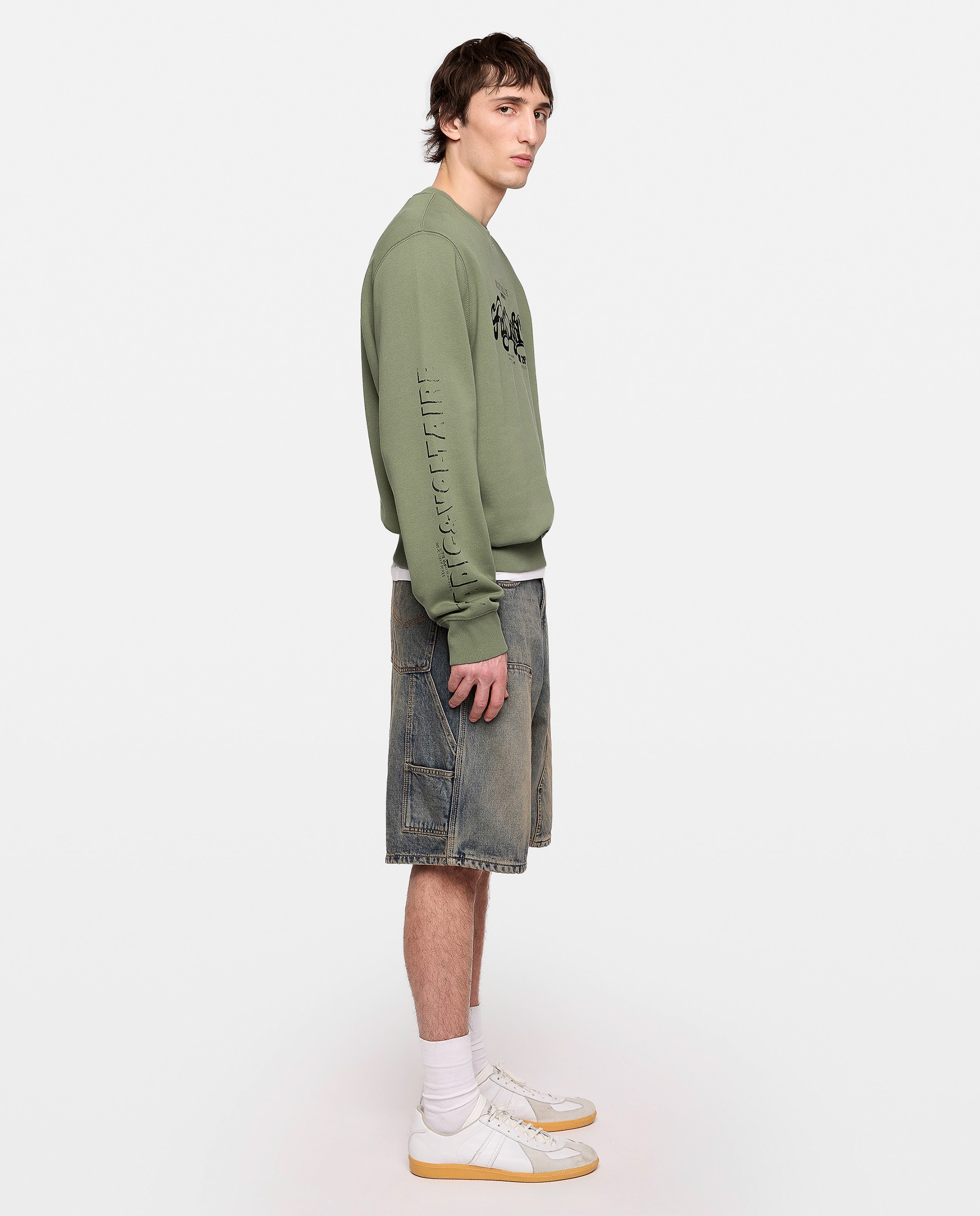 Sudadera de hombre cuello redondo de algodón - Zadig & Voltaire - Kaki Kaki-3