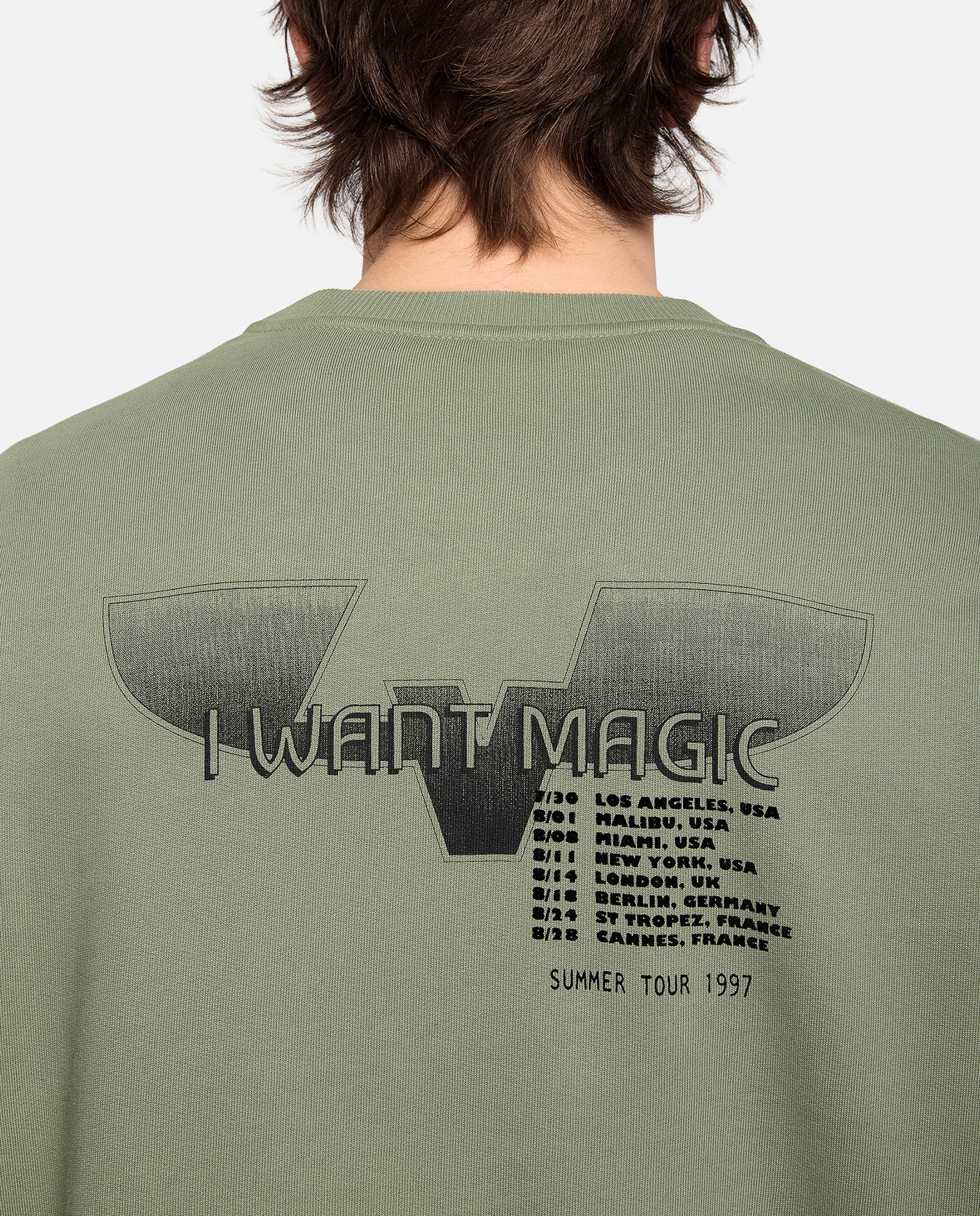 Sudadera de hombre cuello redondo de algodón - Zadig & Voltaire - Kaki Kaki-6