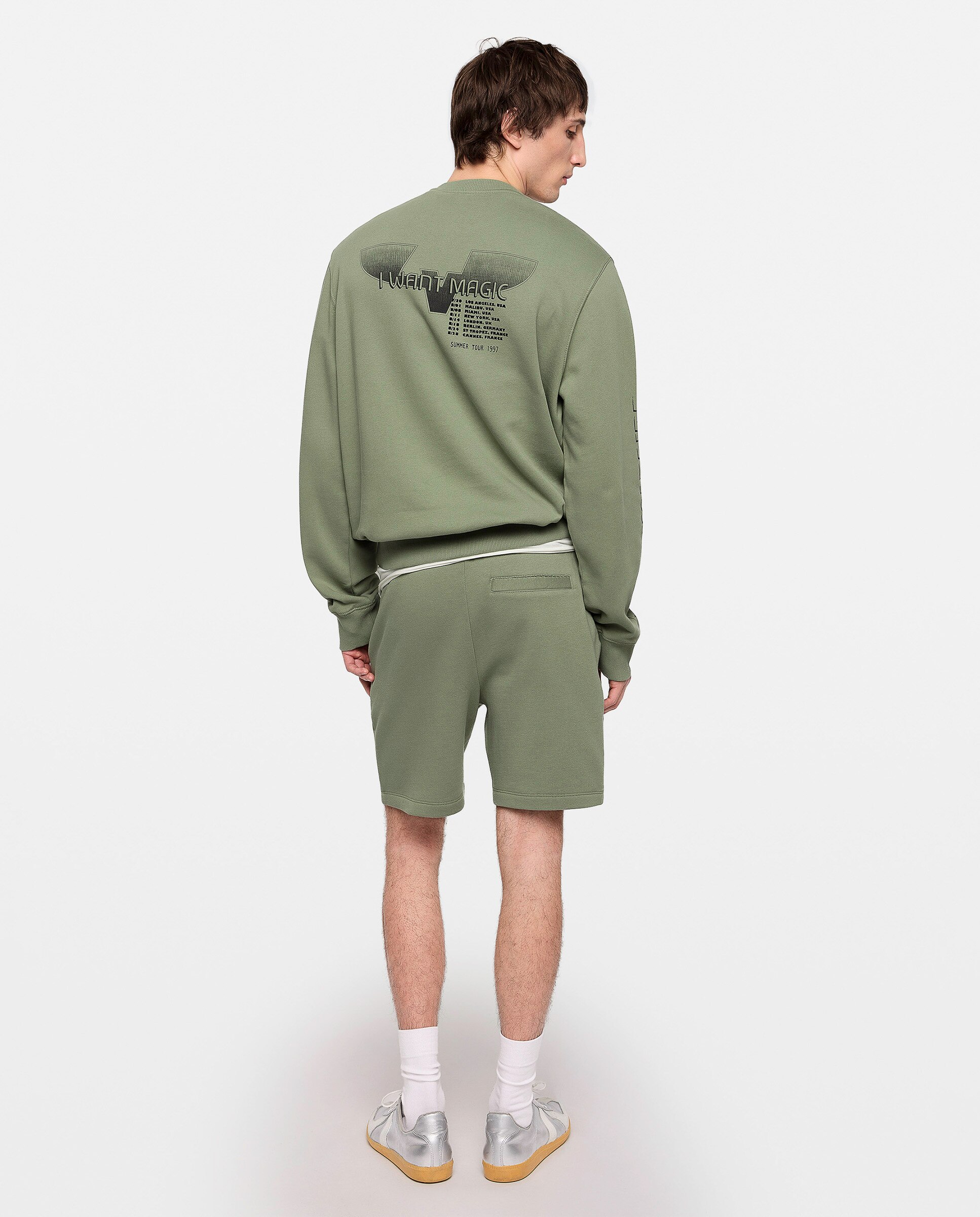 Pantalones cortos cinco bolsillos de hombre rectos cintura baja - Zadig & Voltaire - Kaki Kaki-3