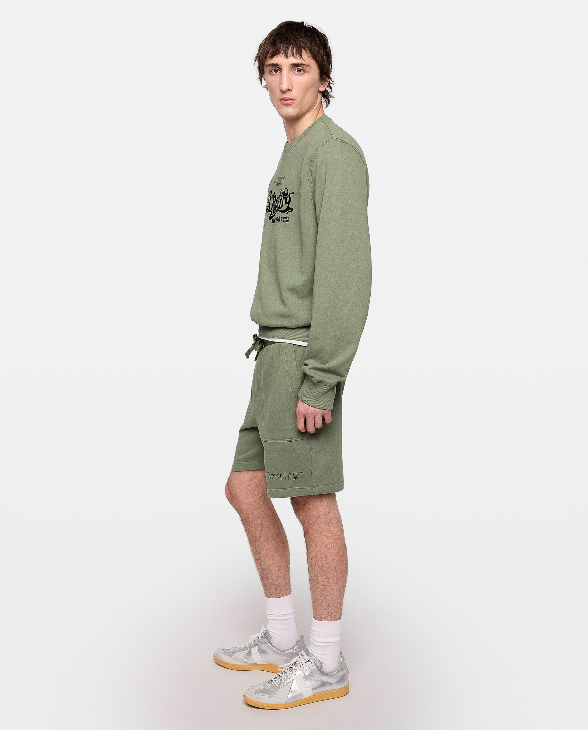 Pantalones cortos cinco bolsillos de hombre rectos cintura baja - Zadig & Voltaire - Kaki Kaki-5