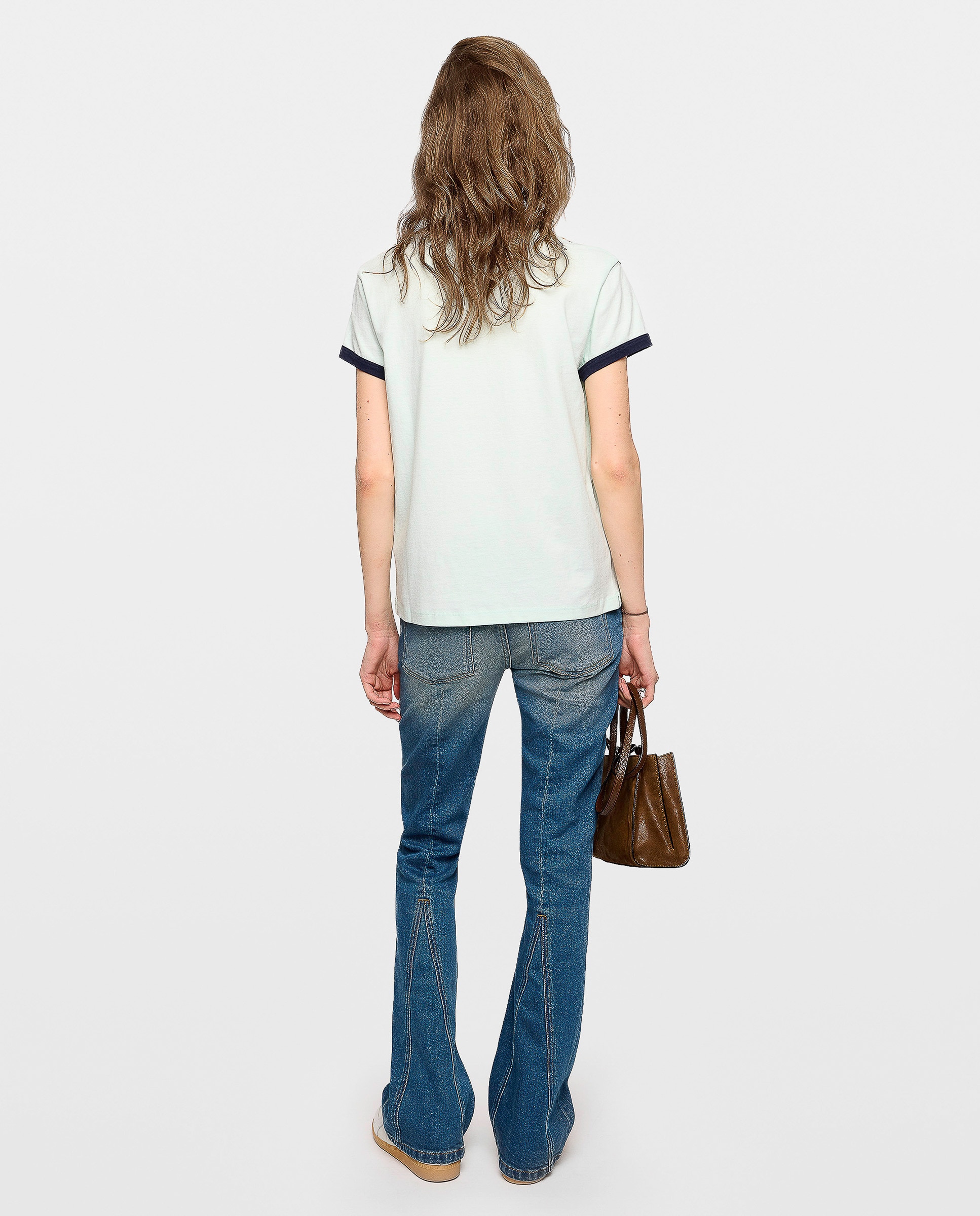 Camiseta de mujer estampada de manga corta de algodón - Zadig & Voltaire - Verde claro Verde claro-2