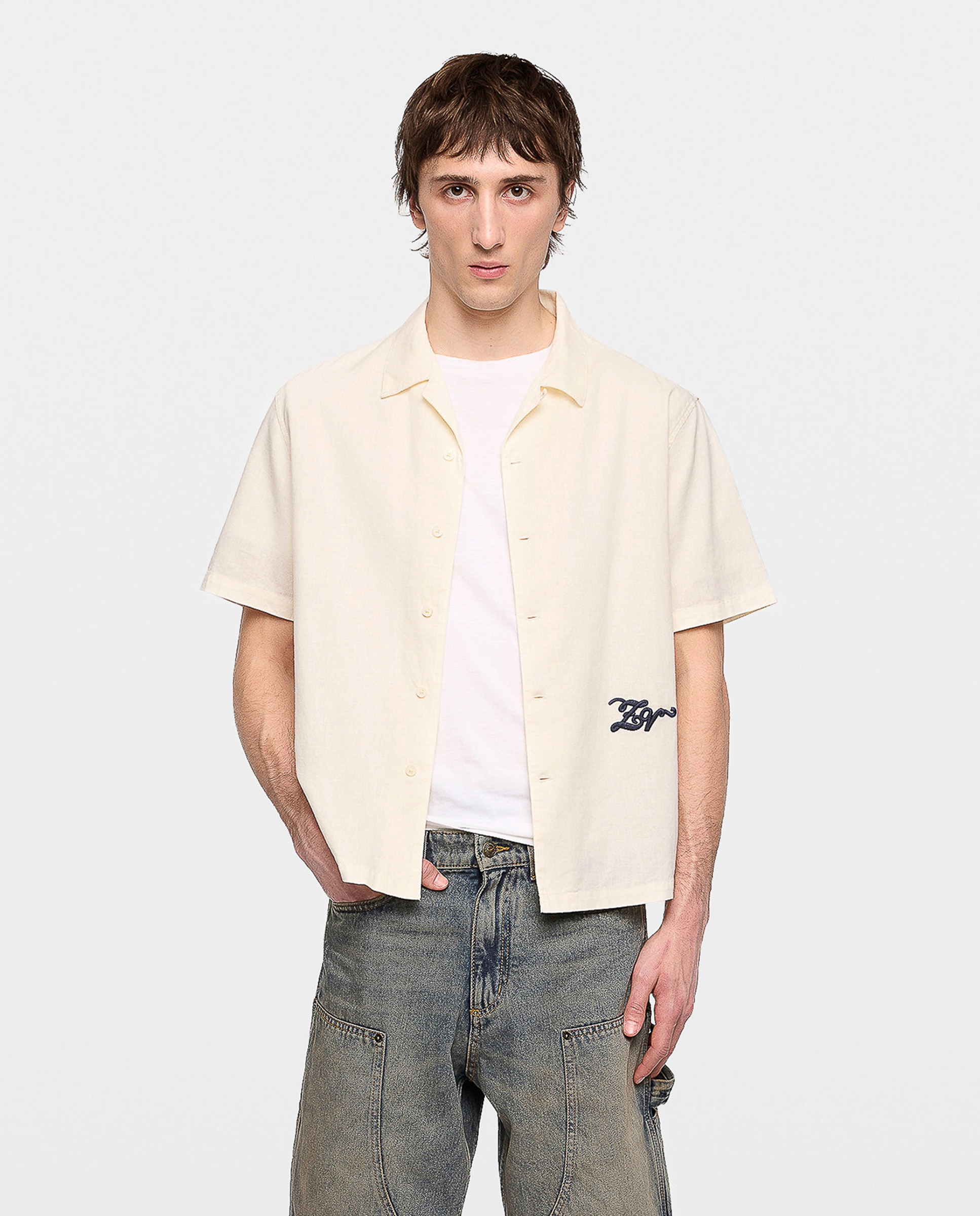 Zadig & Voltaire - Camisa casual de hombre de manga corta.
