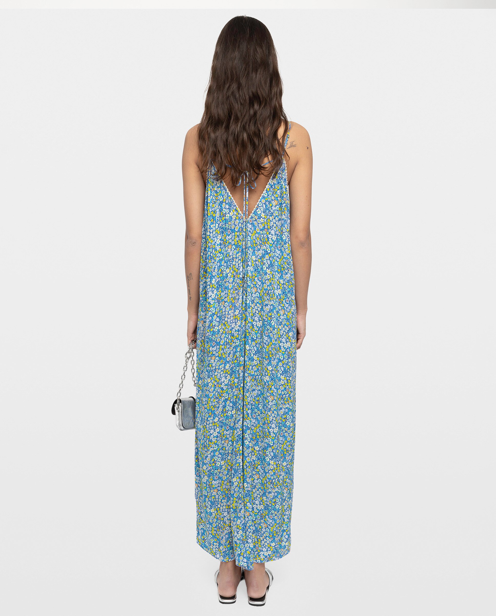 Vestido largo lencero con encaje - Zadig & Voltaire - Multicolor Multicolor-2