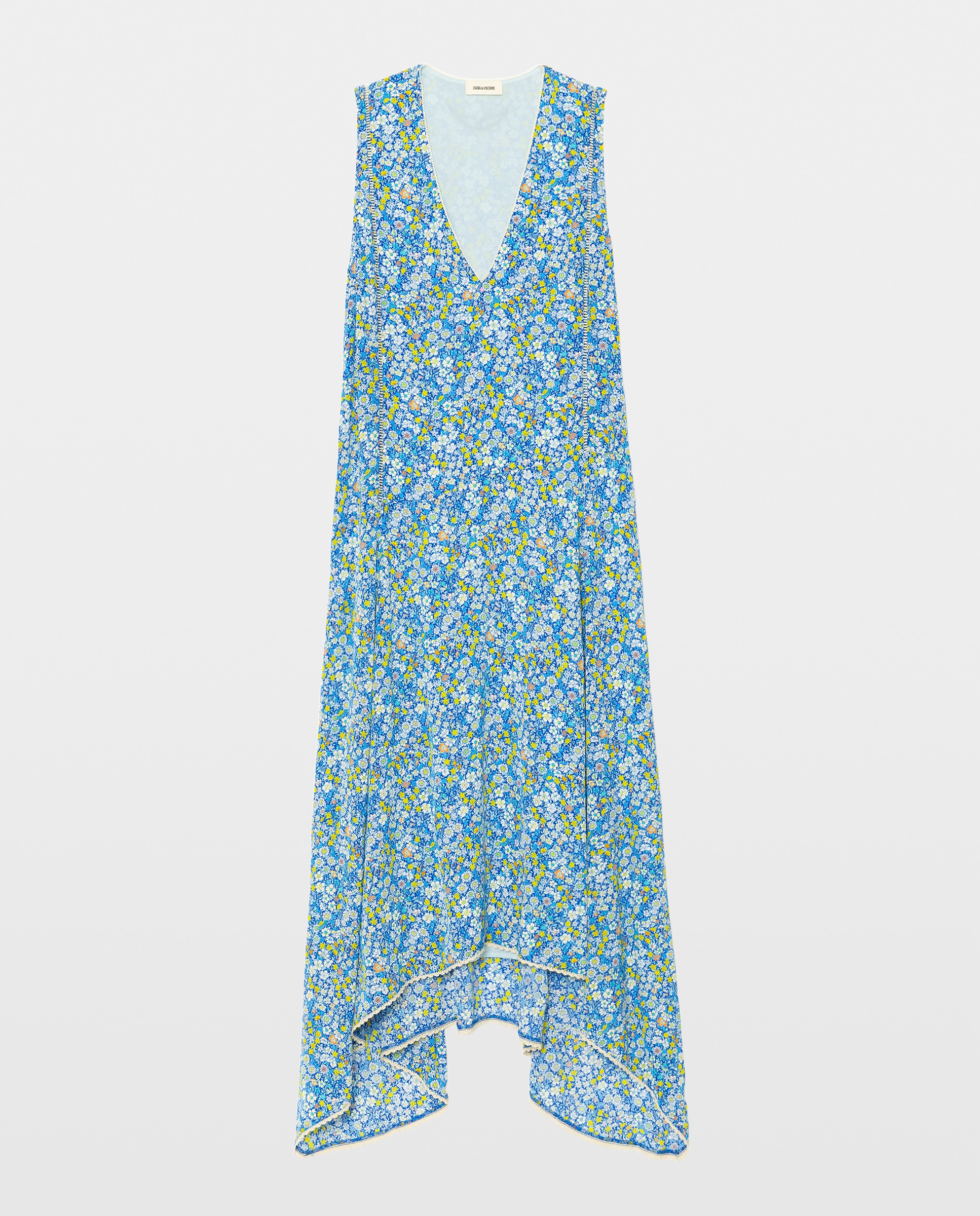 Vestido midi asimétrico estampado con alas bordadas - Zadig & Voltaire - Multicolor Multicolor-5