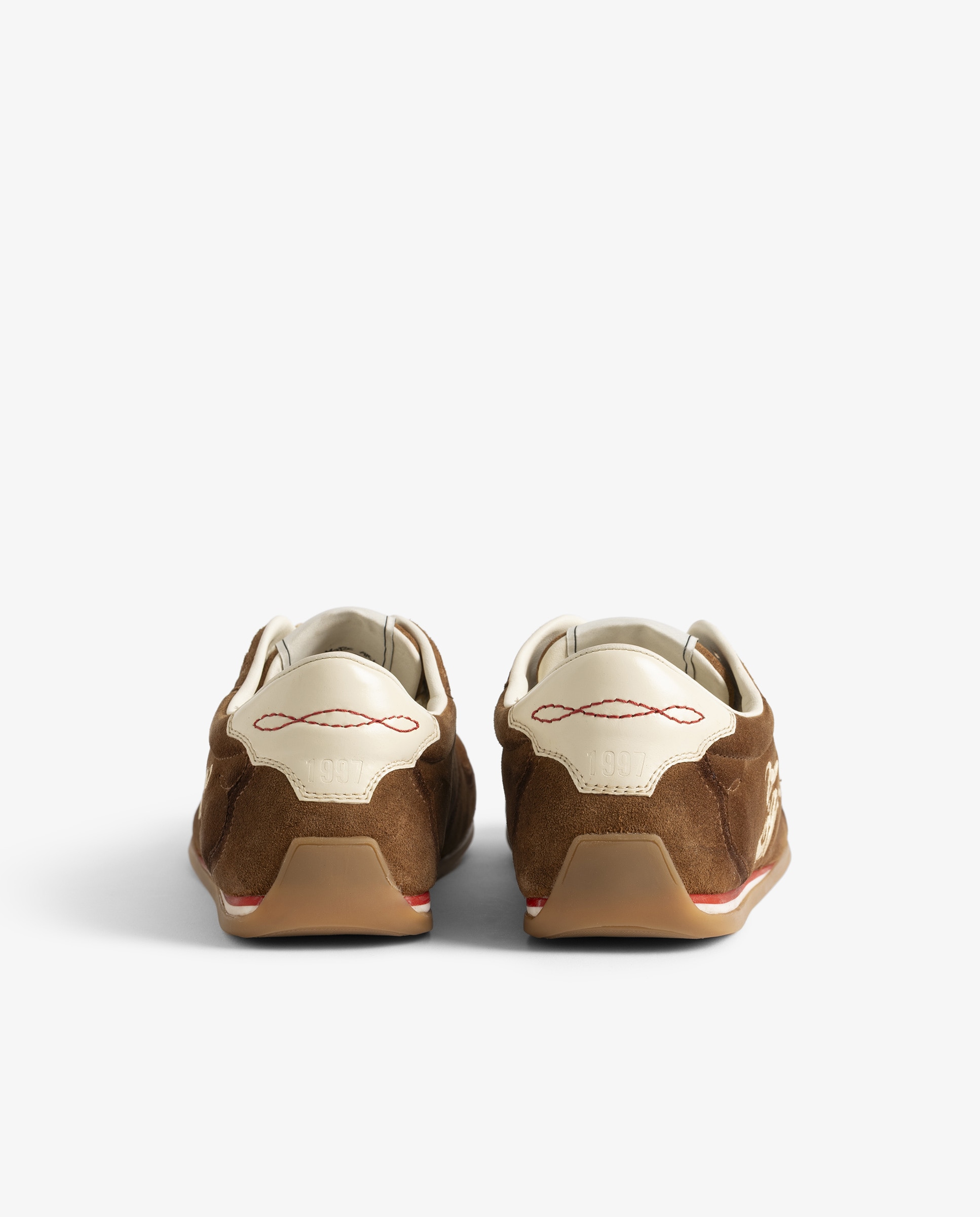 Zapatillas de mujer de piel con corte western - Zadig & Voltaire - Marrón Marrón-2