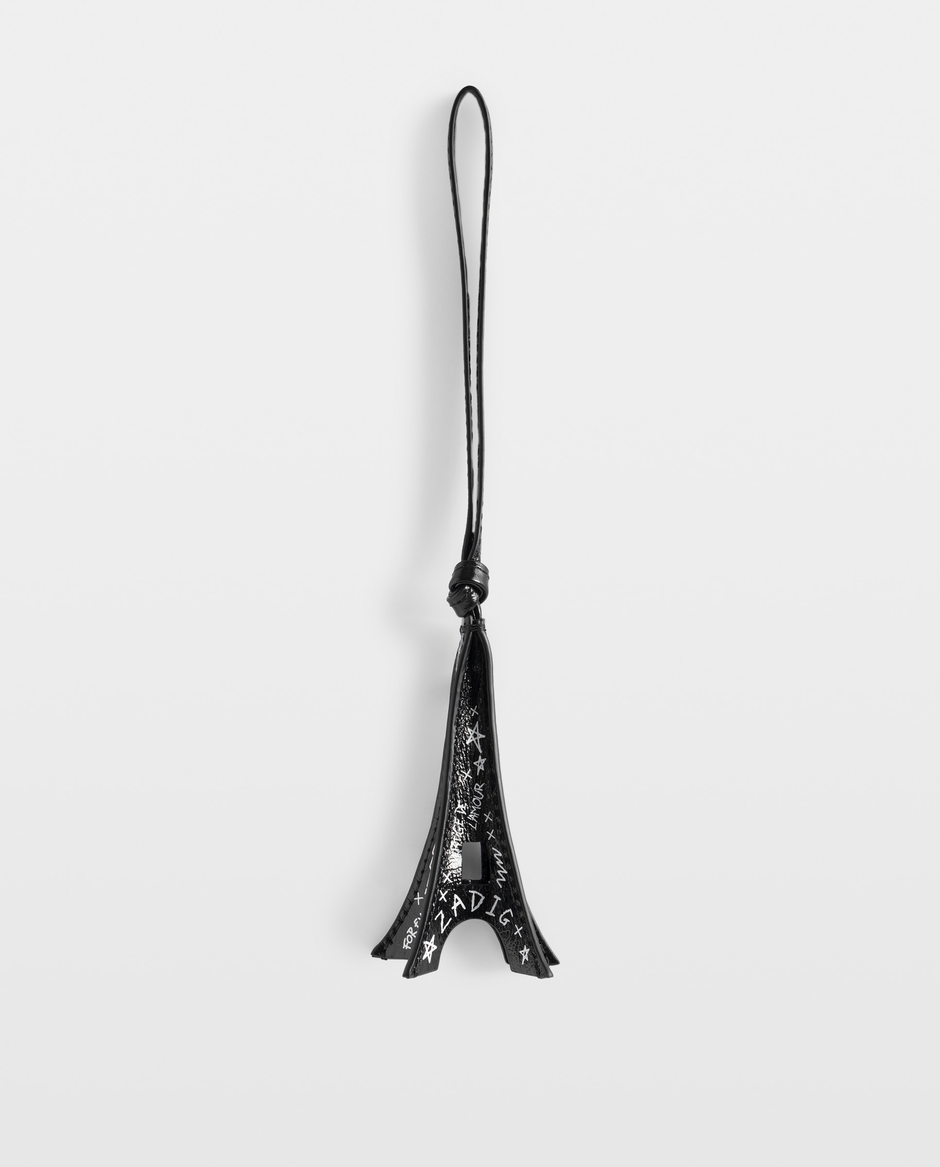 Llavero de mujer con colgante torre eiffel y alas signature - Zadig & Voltaire - Negro Negro-1