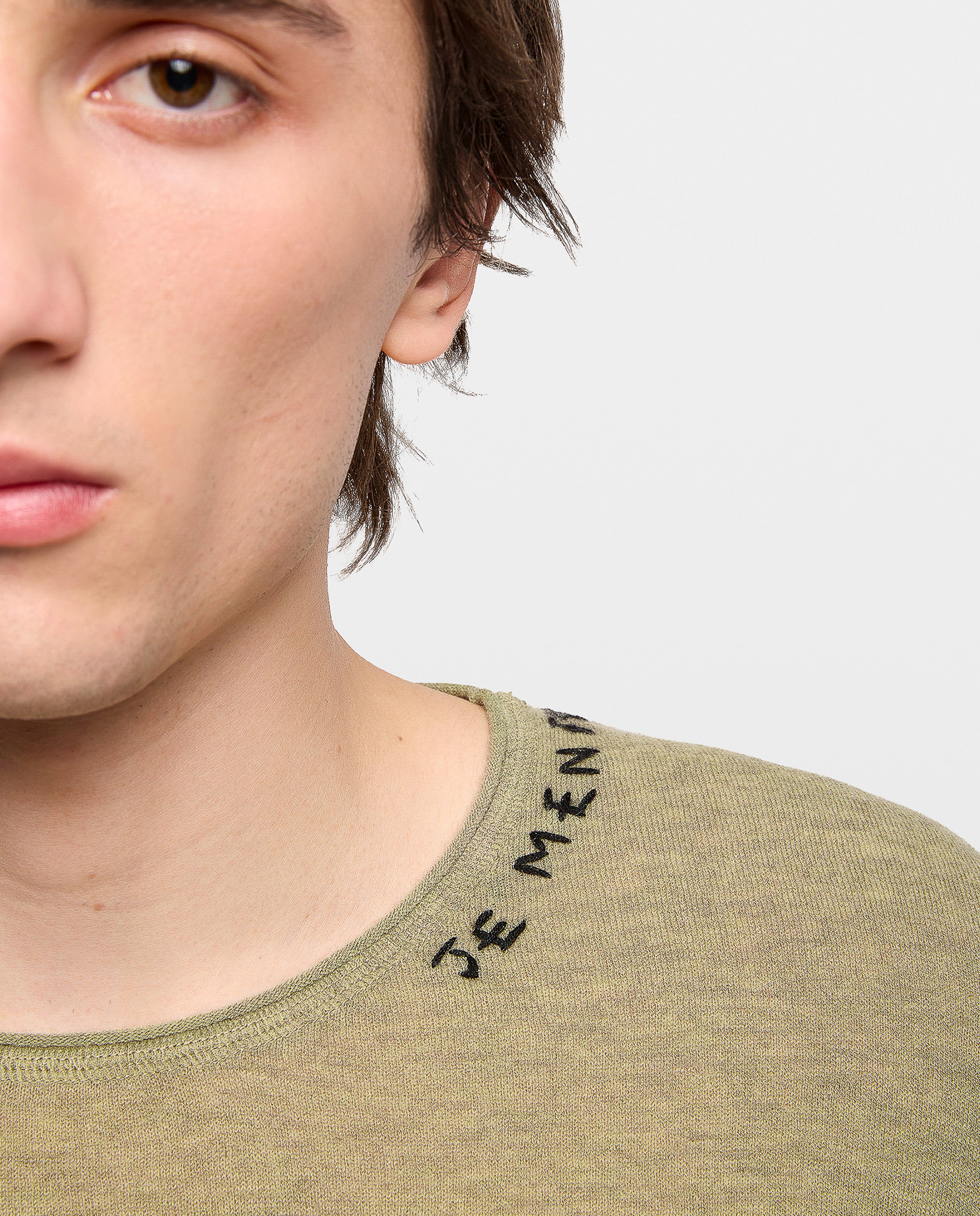Jersey de cachemira pluma de hombre cuello redondo manga larga - Zadig & Voltaire - Verde Verde-5