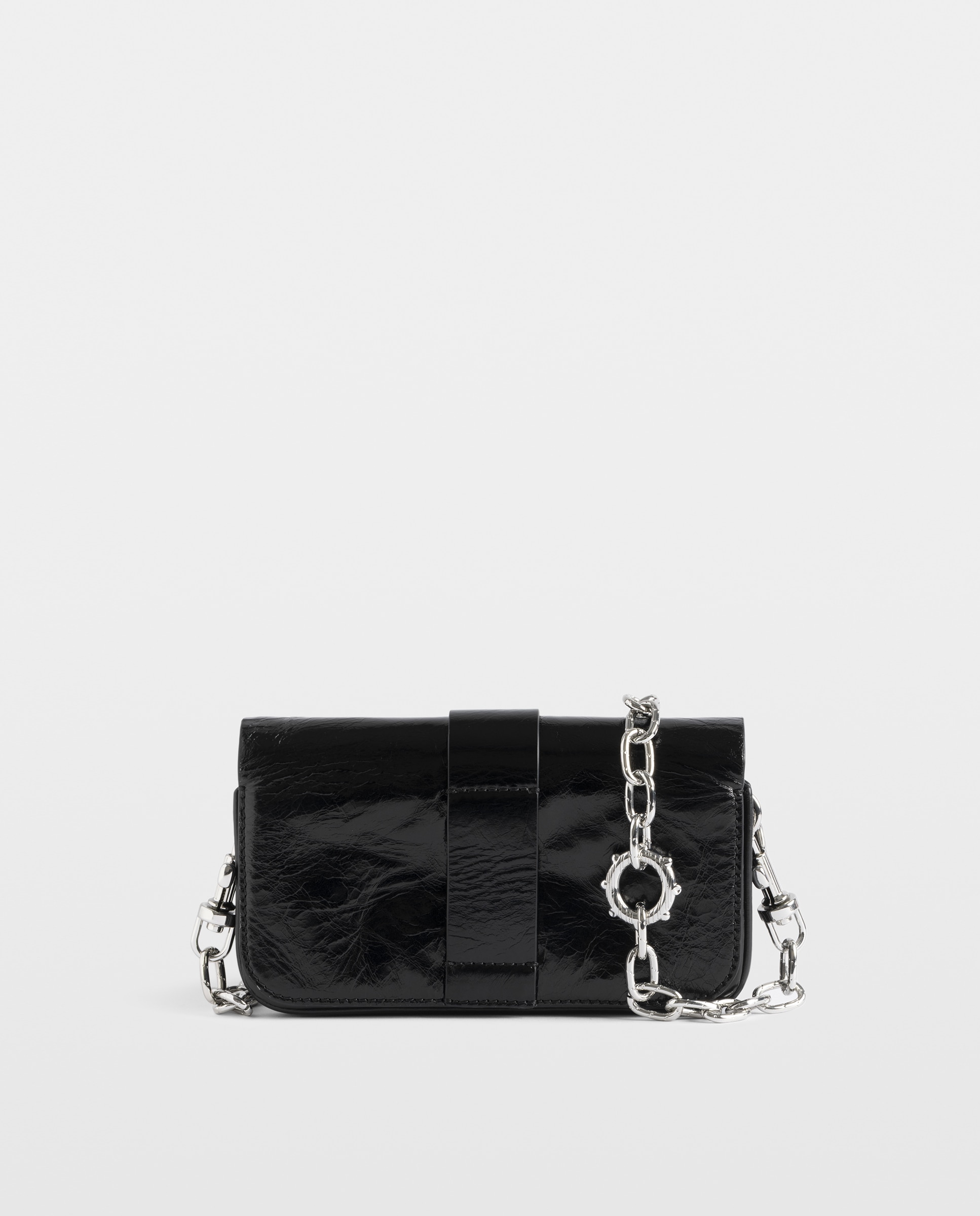 Mini bolso de piel efecto vintage - Zadig & Voltaire - Negro Negro-4
