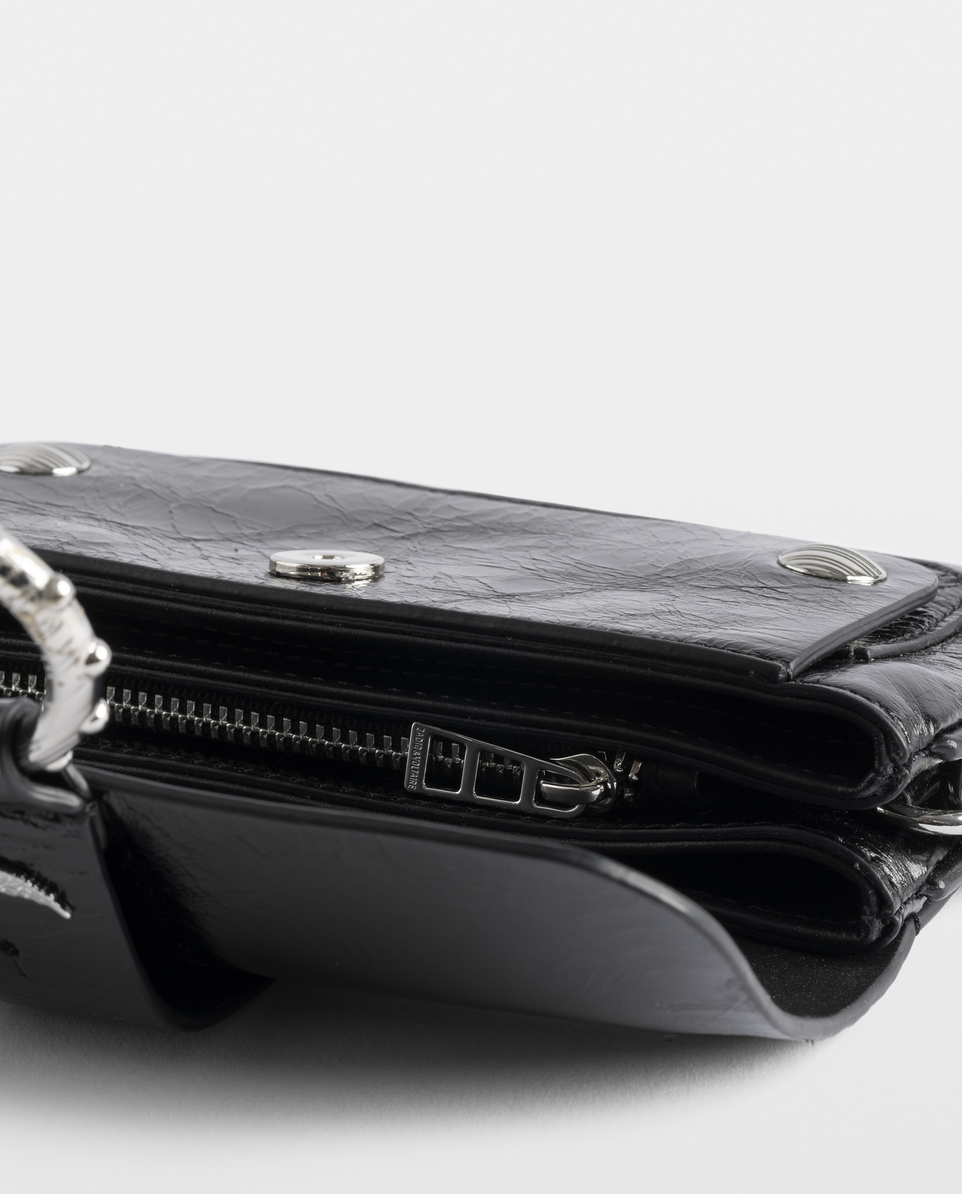 Mini bolso de piel efecto vintage - Zadig & Voltaire - Negro Negro-5