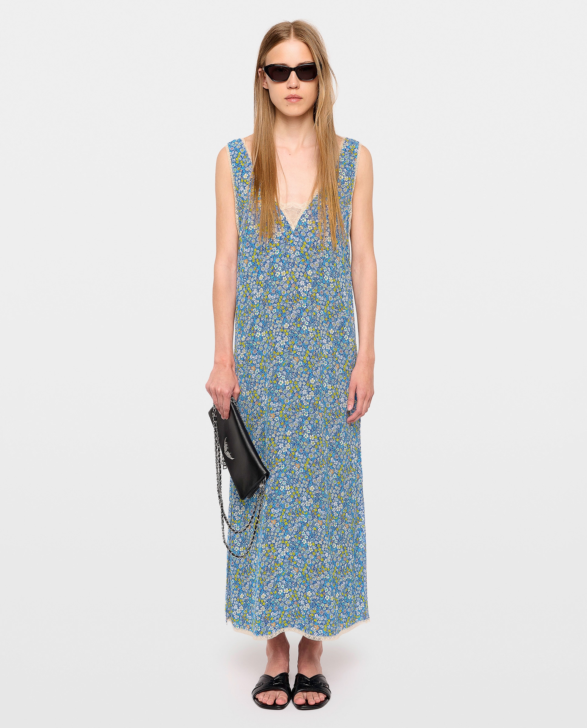 Vestido midi estampado estilo lencero - Zadig & Voltaire - Multicolor Multicolor-1