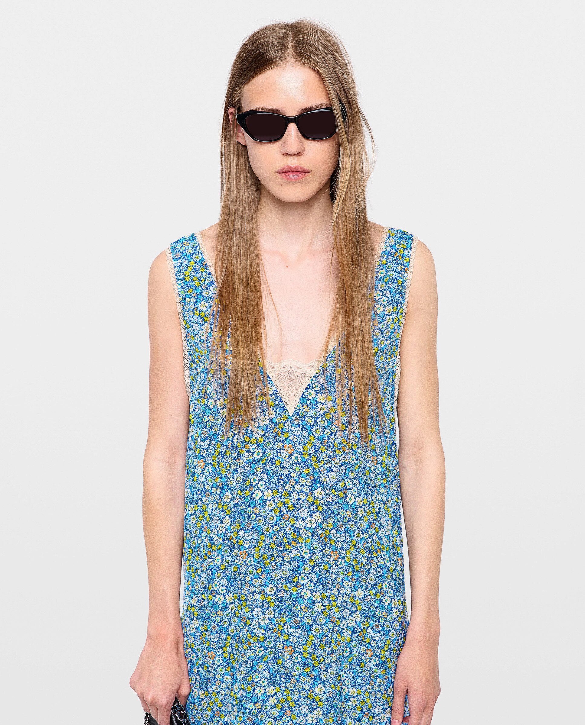 Vestido midi estampado estilo lencero - Zadig & Voltaire - Multicolor Multicolor-3