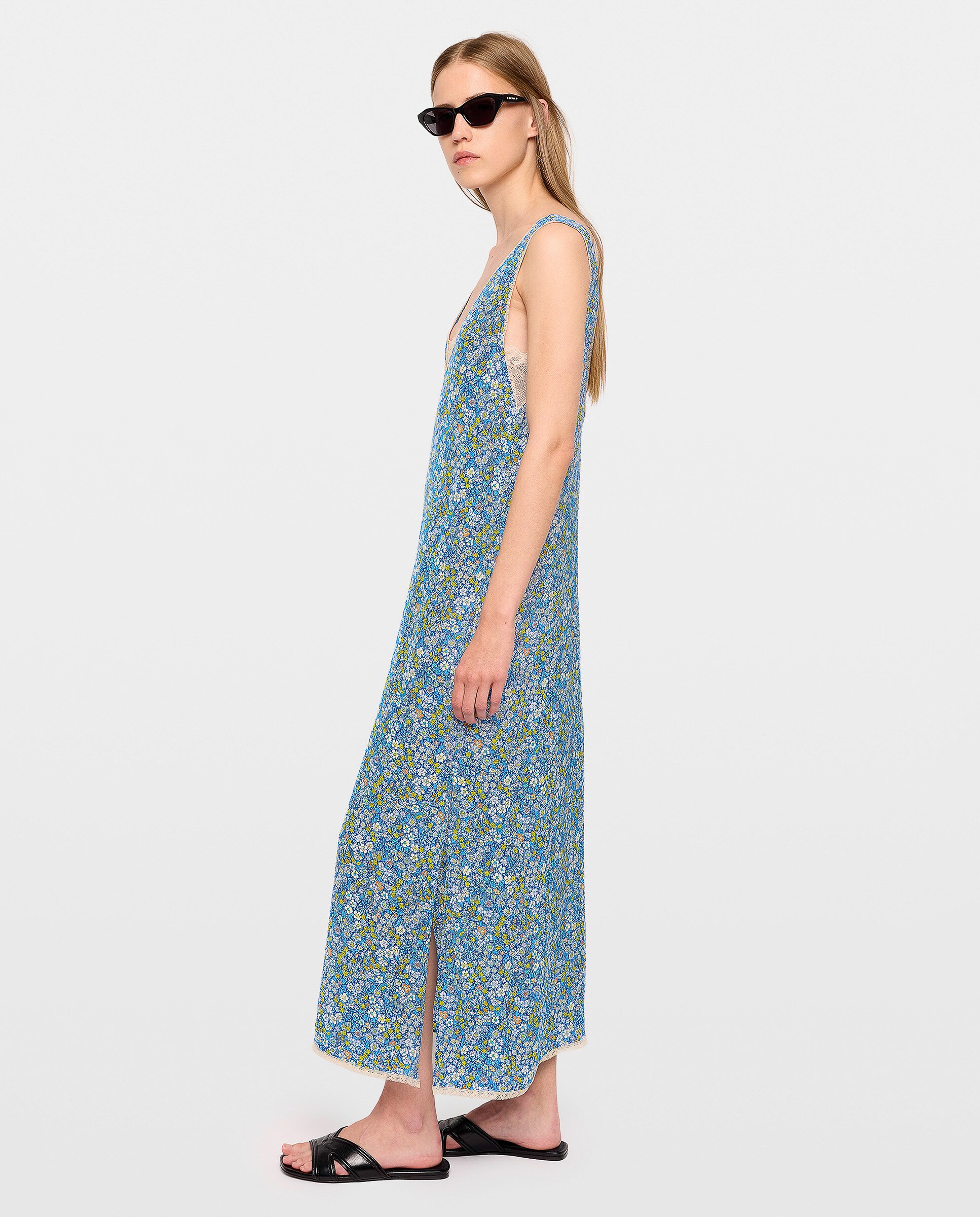 Vestido midi estampado estilo lencero - Zadig & Voltaire - Multicolor Multicolor-4