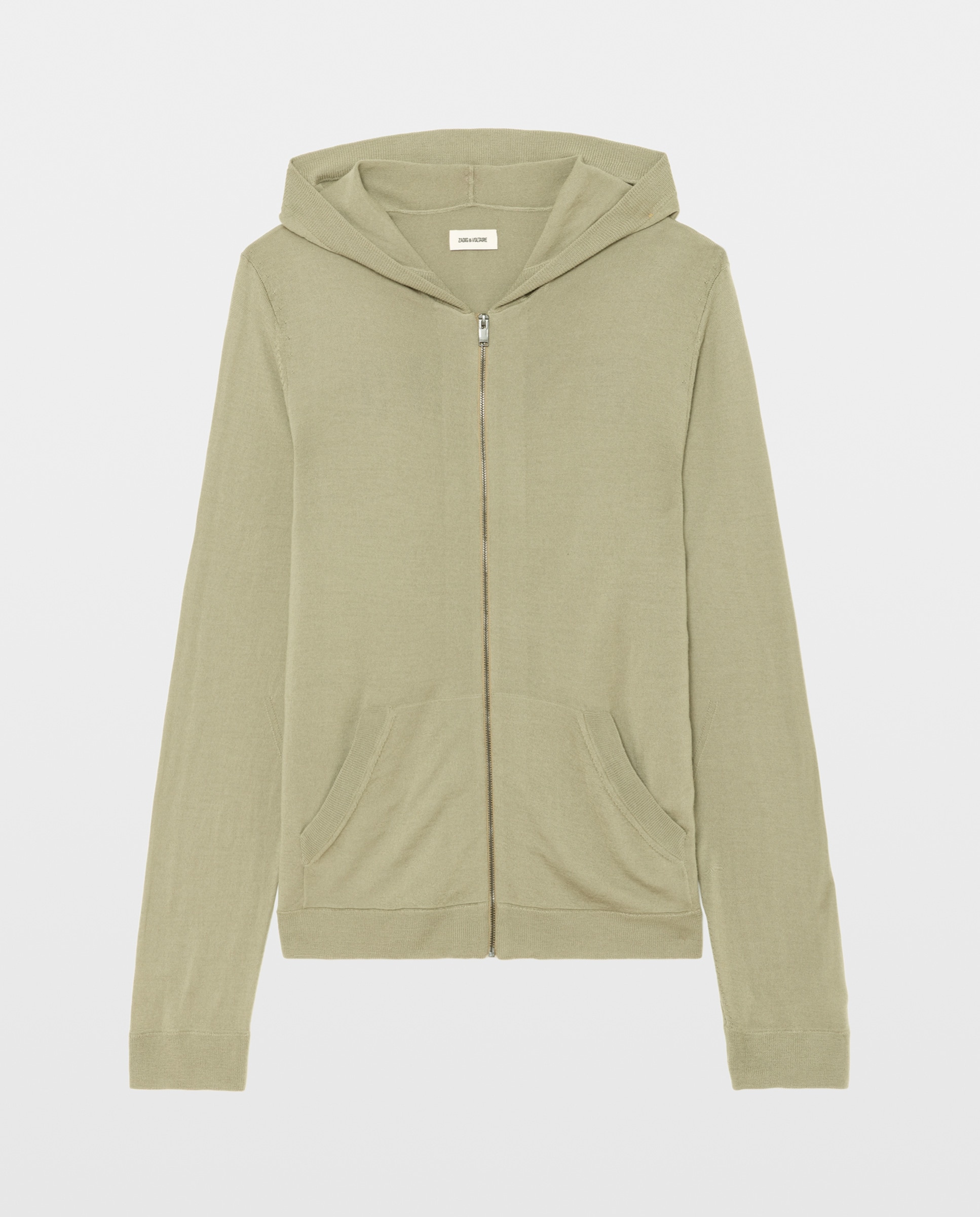 Sudadera con cremallera de hombre tipo cárdigan con capucha de lana - Zadig & Voltaire - Beige Beige-6