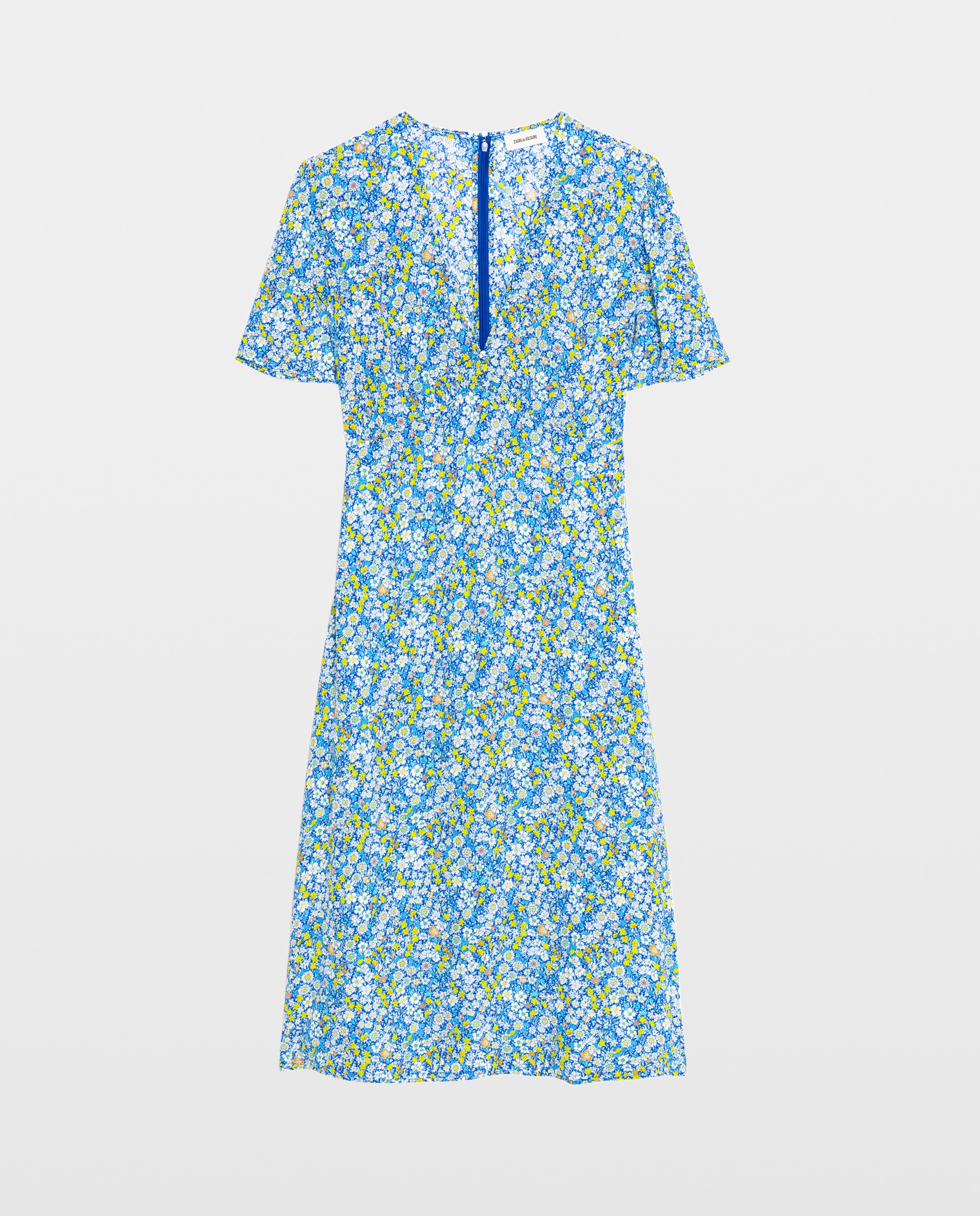 Vestido midi estampado de mangas cortas - Zadig & Voltaire - Multicolor Multicolor-5