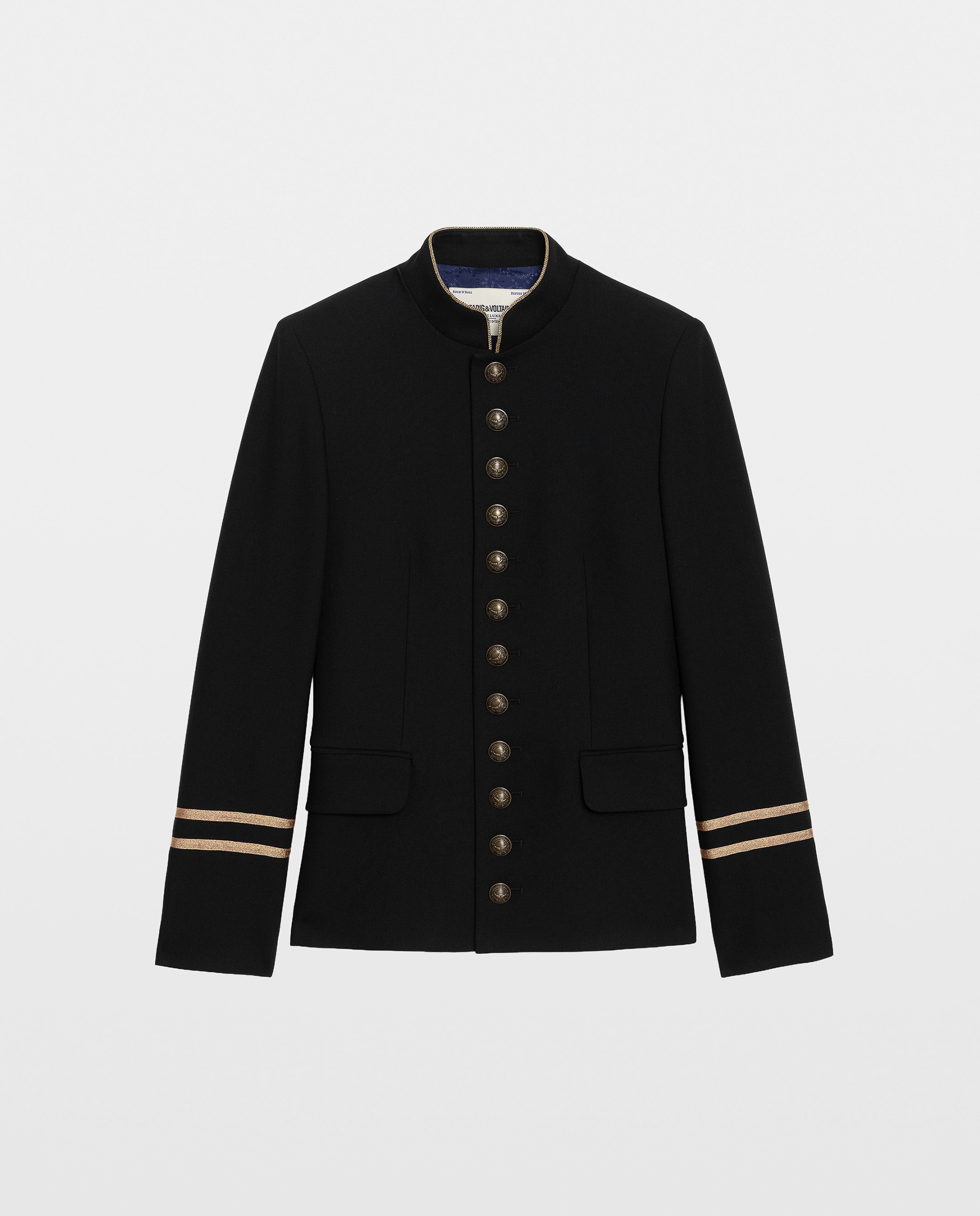 Chaqueta de mujer de sastre estilo militar - Zadig & Voltaire - Negro Negro-6