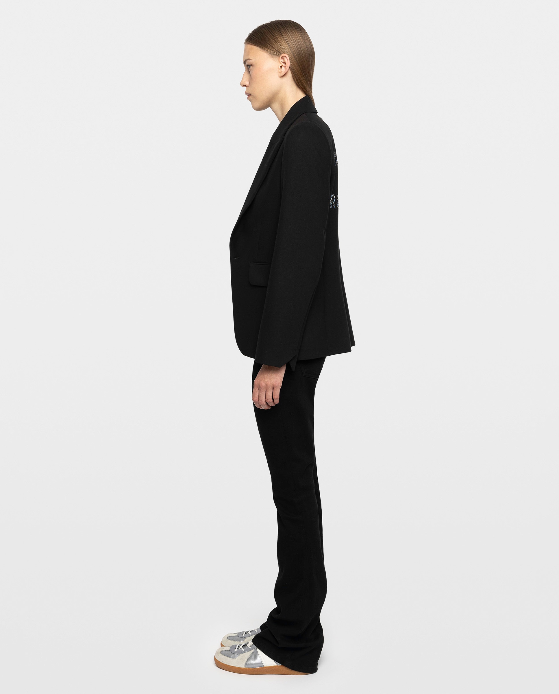 Blazer de mujer de sastrería con strass - Zadig & Voltaire - Negro Negro-3