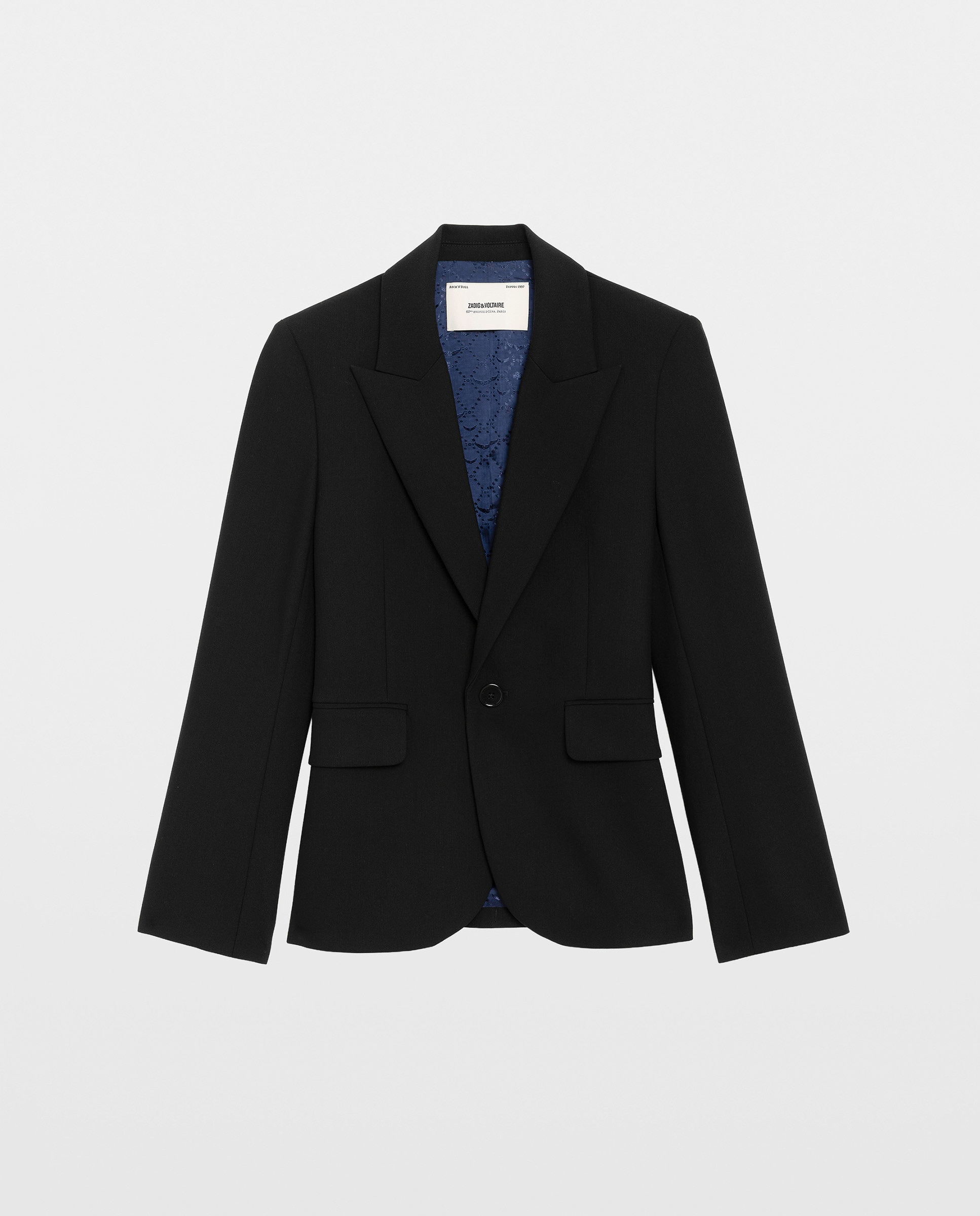 Blazer de mujer de sastrería con strass - Zadig & Voltaire - Negro Negro-6
