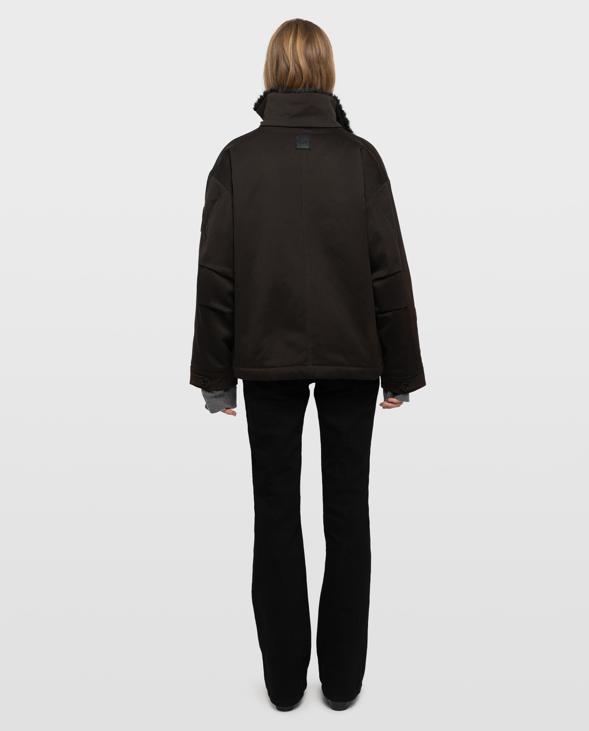 Imagen 3 de Parka de mujer corta de algodón - Zadig & Voltaire - Marrón Marrón