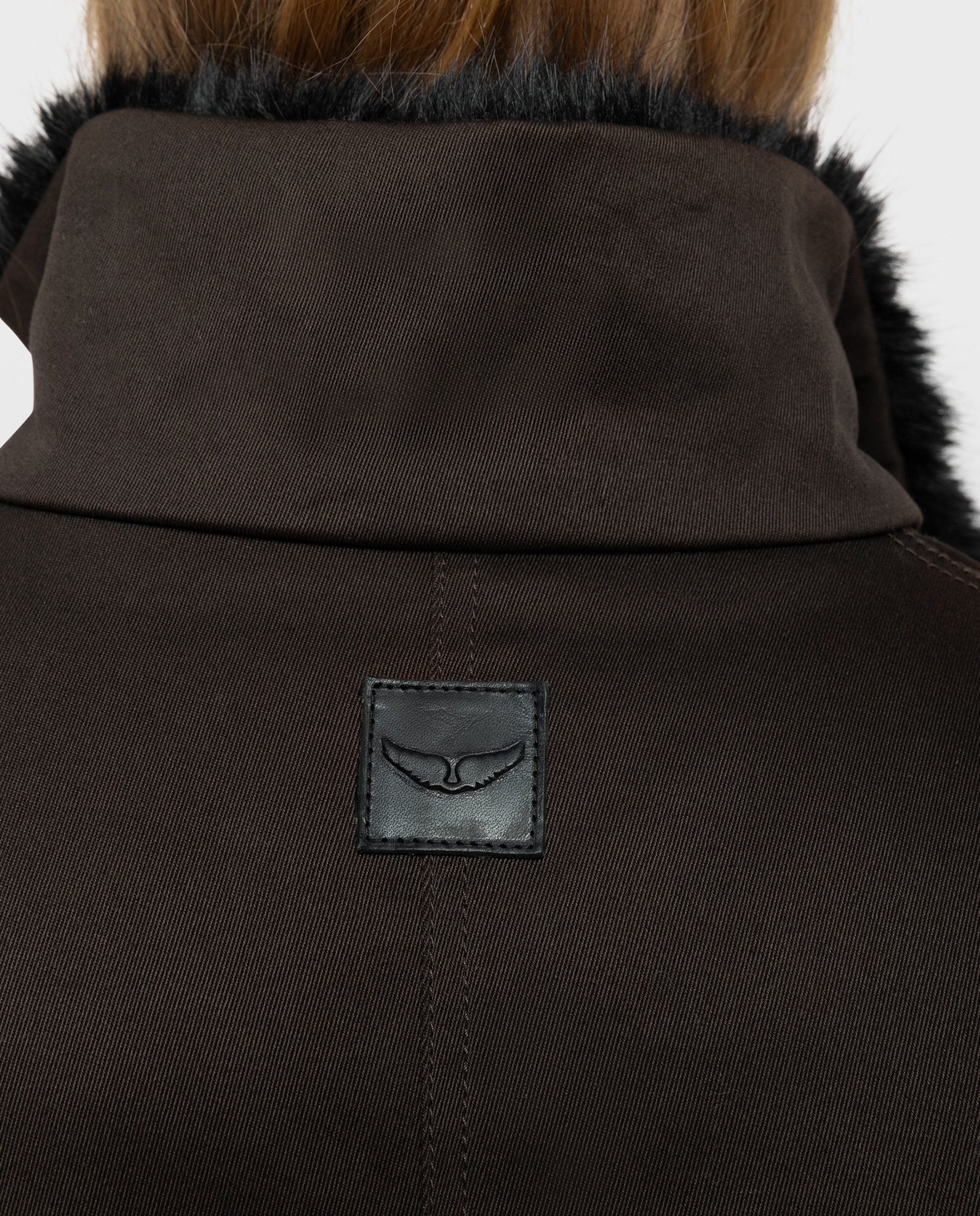 Imagen 4 de Parka de mujer corta de algodón - Zadig & Voltaire - Marrón Marrón