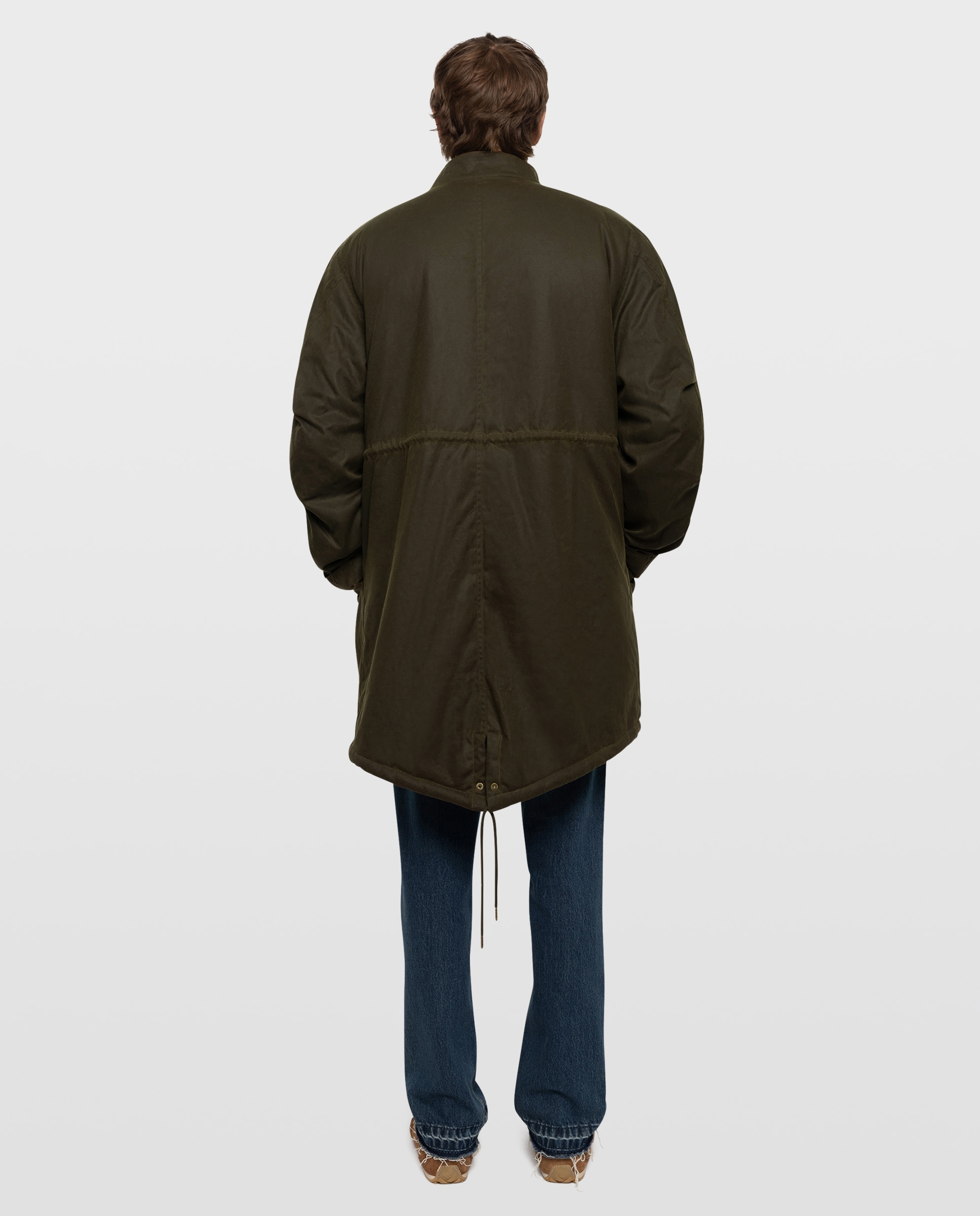 Parka de algodón encerado para hombre cuello alto - Zadig & Voltaire - Beige/Marrón Beige/Marrón-3