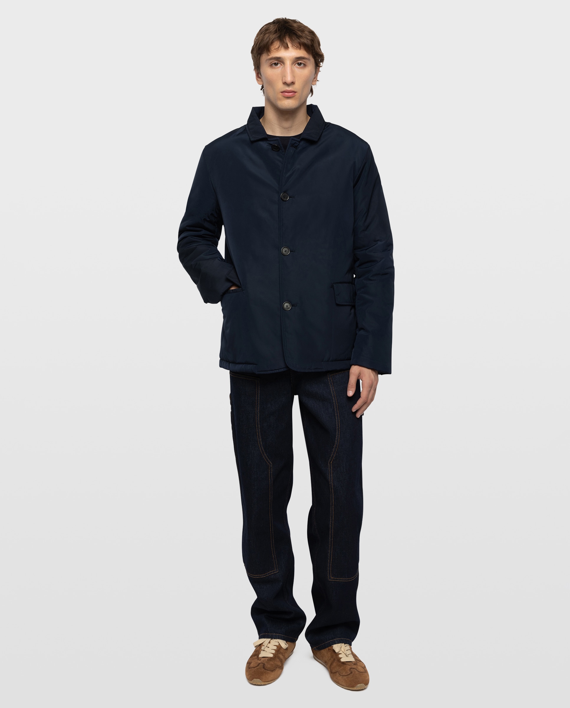 Plumífero de hombre acolchado de cuello alto - Zadig & Voltaire - Azul marino Azul marino-3