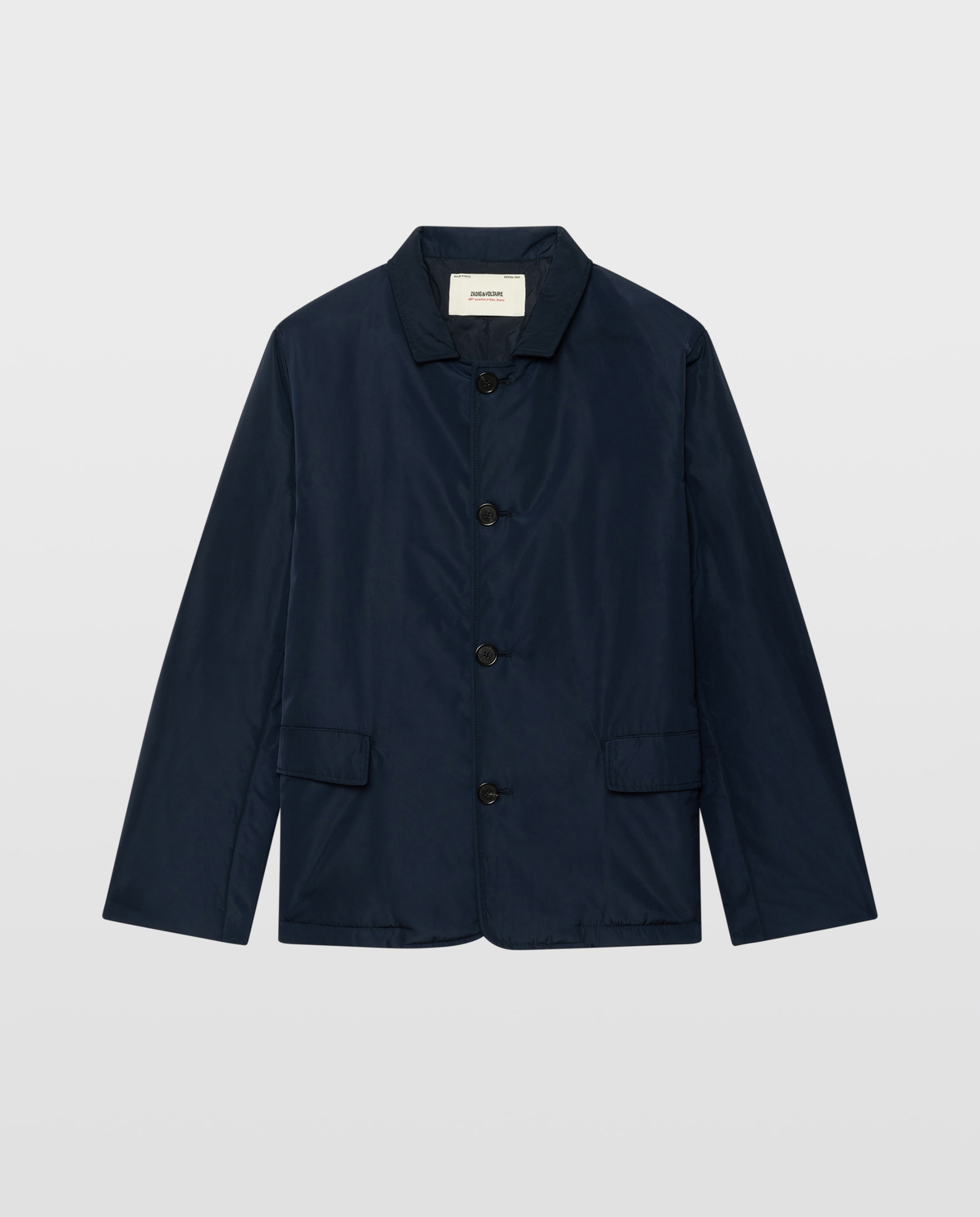 Plumífero de hombre acolchado de cuello alto - Zadig & Voltaire - Azul marino Azul marino-4