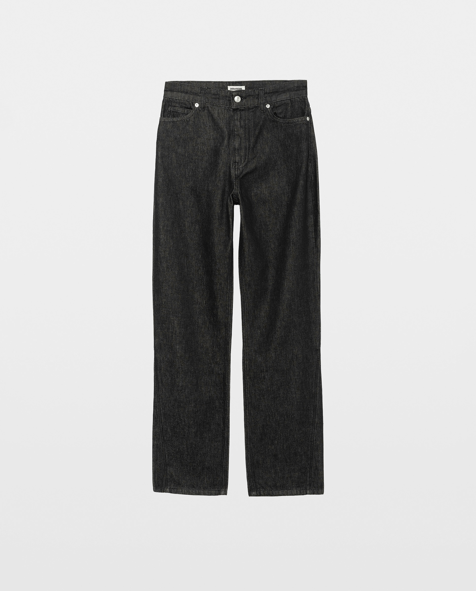 Vaqueros rectos de cintura alta de mujer - Zadig & Voltaire - Negro Negro-6