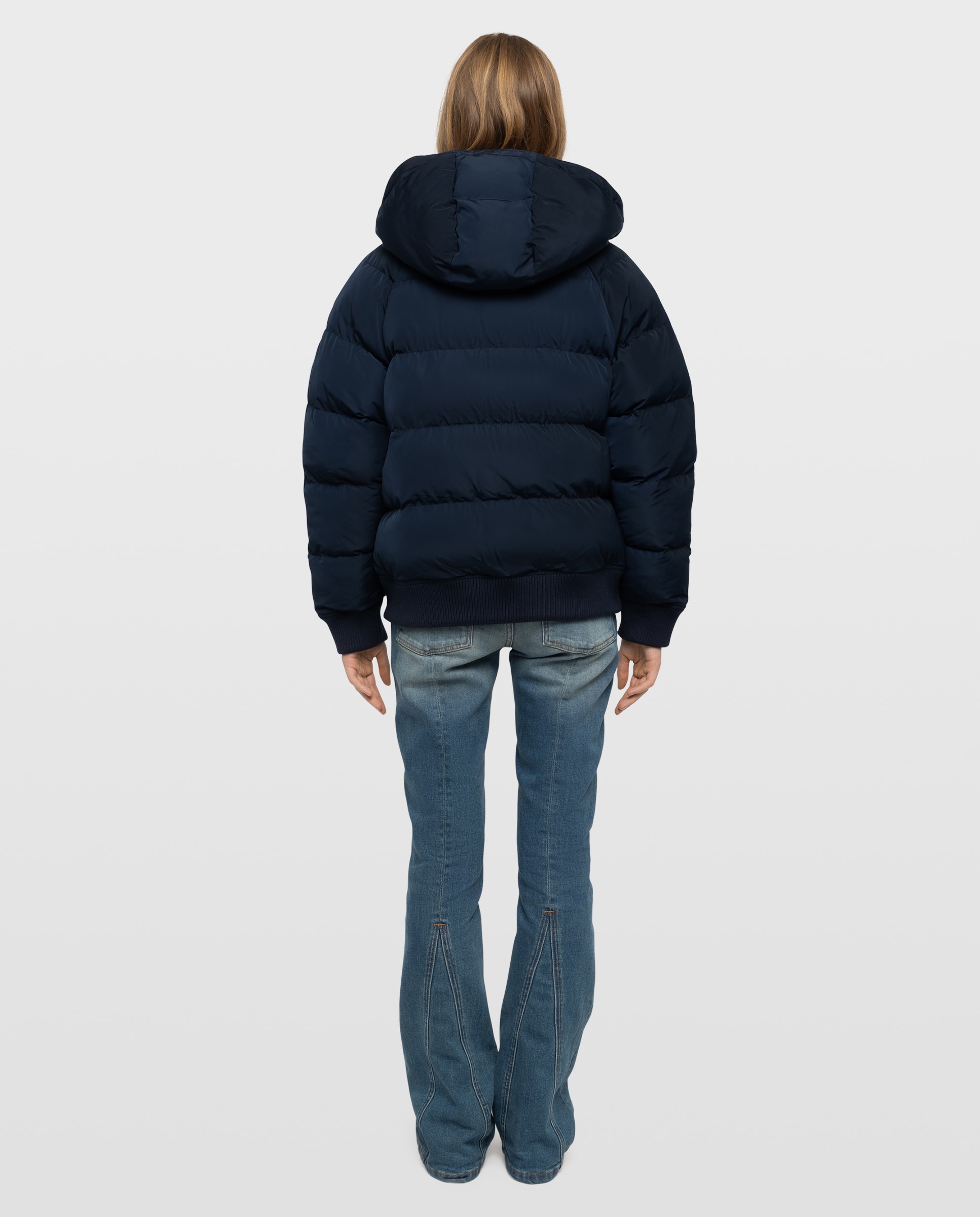 Imagen 2 de Plumífero de mujer corto con capucha desmontable - Zadig & Voltaire - Azul marino Azul marino