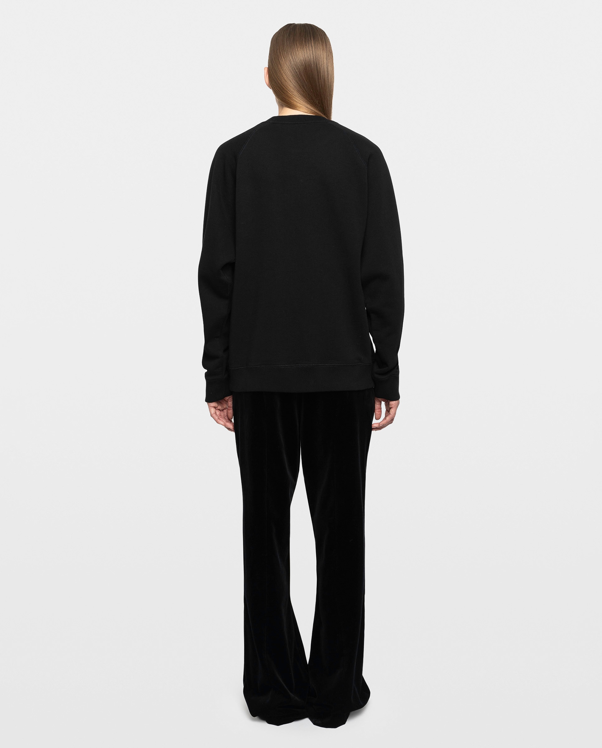 Sudadera de mujer de manga larga de algodón con parches bordados - Zadig & Voltaire - Negro Negro-2