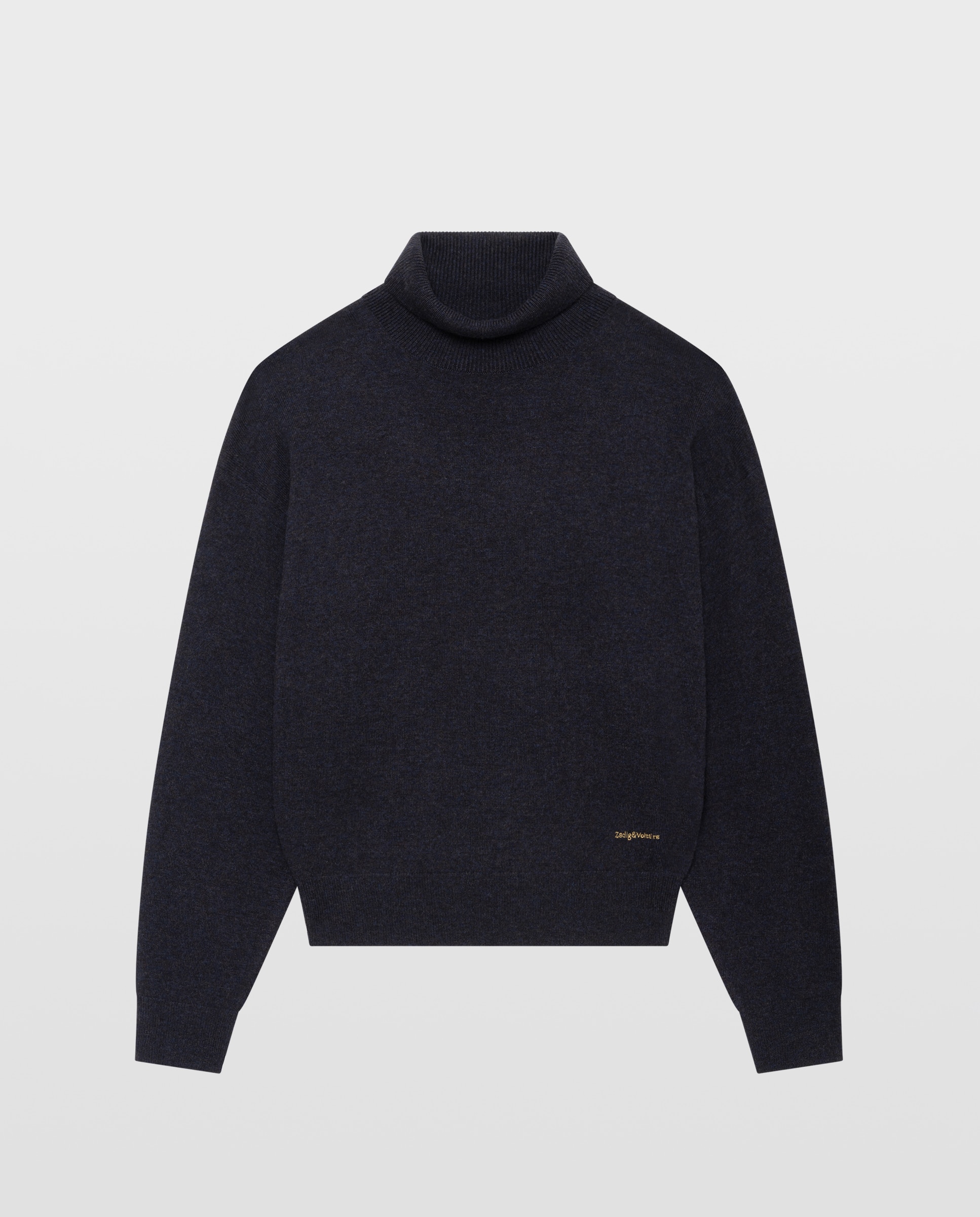 Jersey de mujer de cuello alto y manga larga - Zadig & Voltaire - Azul marino Azul marino-5