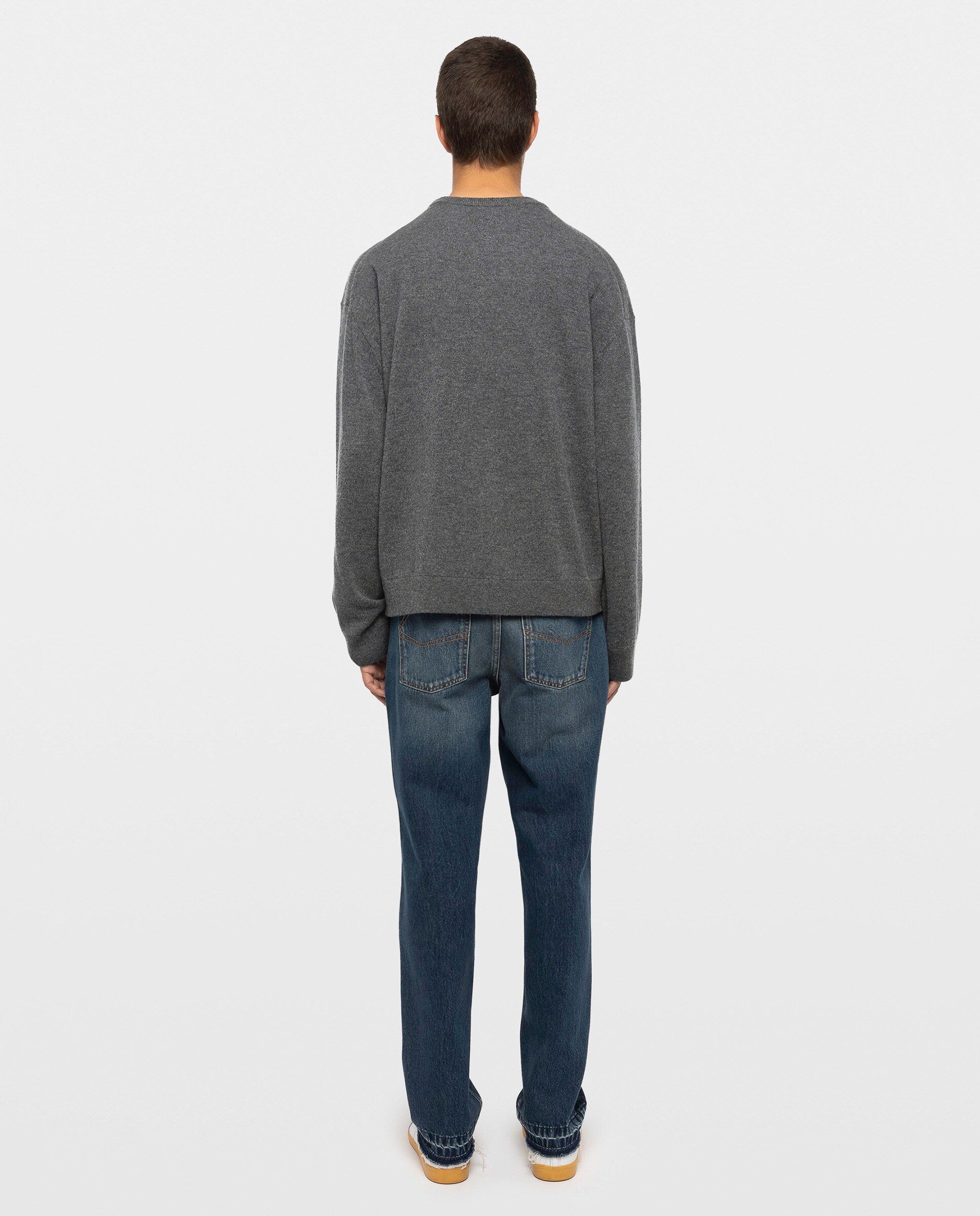 Jersey de hombre de cuello redondo y manga larga - Zadig & Voltaire - Gris Gris-2