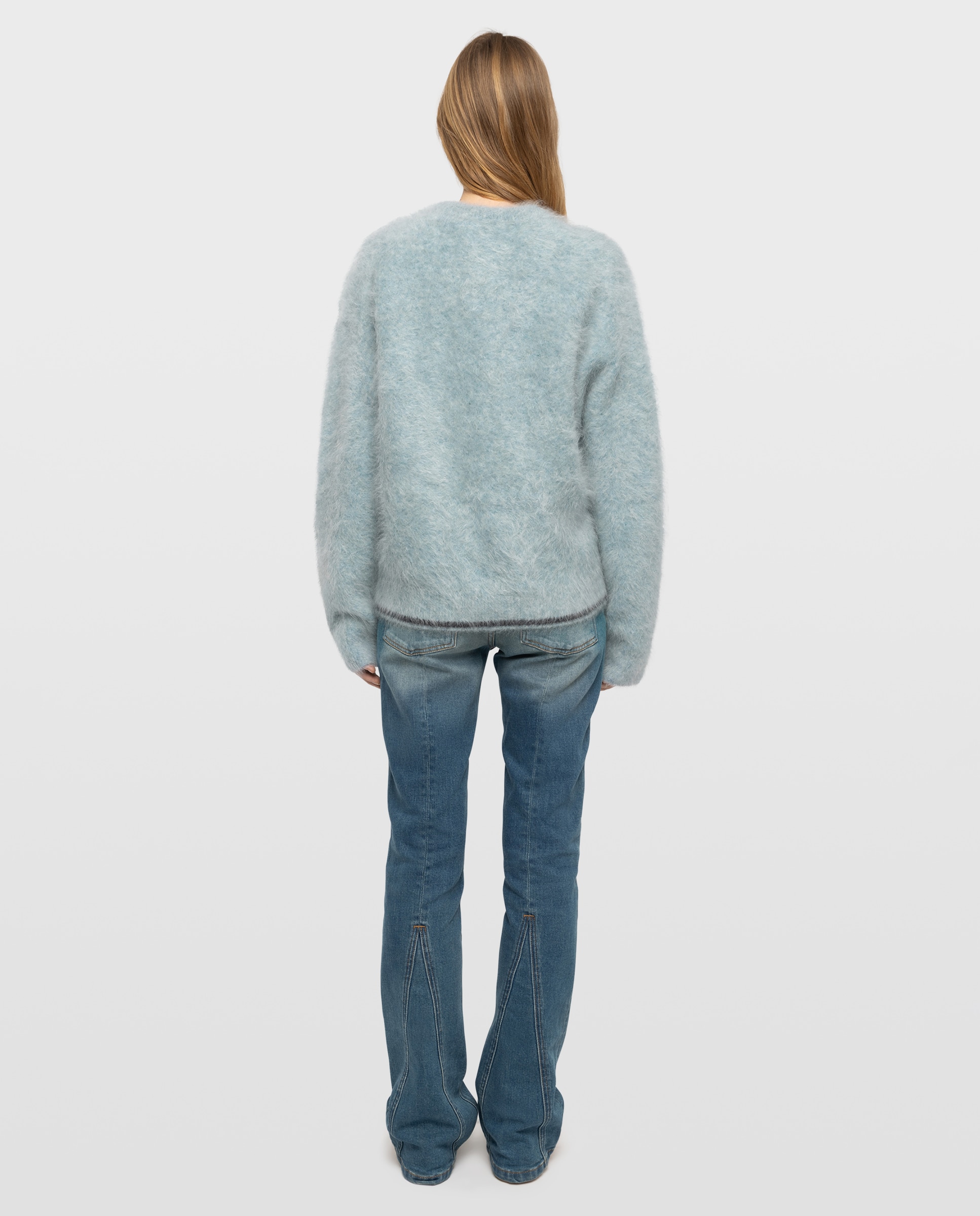 Imagen 2 de Jersey de mujer de mangas largas con cuello redondo - Zadig & Voltaire - Azul claro Azul claro