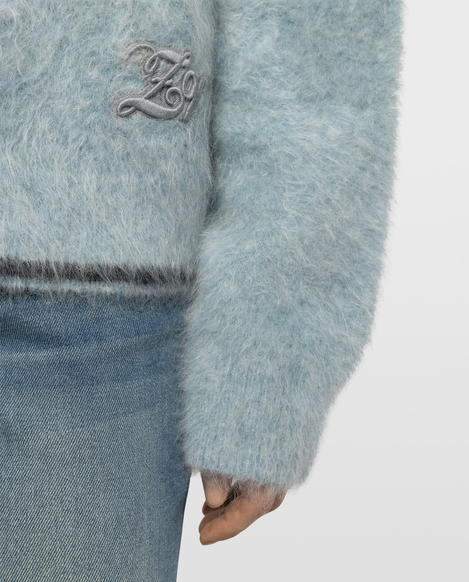 Imagen 3 de Jersey de mujer de mangas largas con cuello redondo - Zadig & Voltaire - Azul claro Azul claro