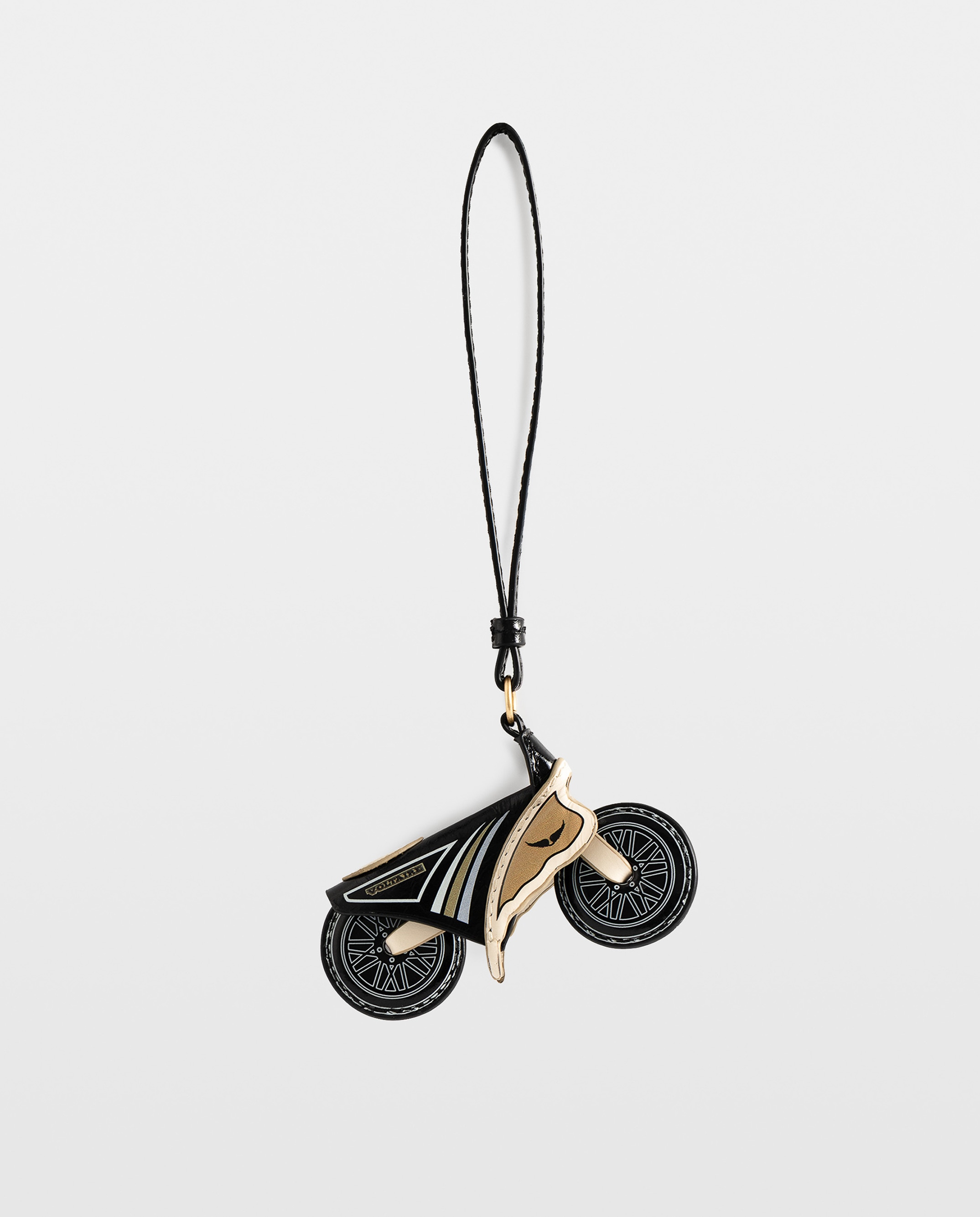Llavero de piel para moto de mujer - Zadig & Voltaire - Negro Negro-3